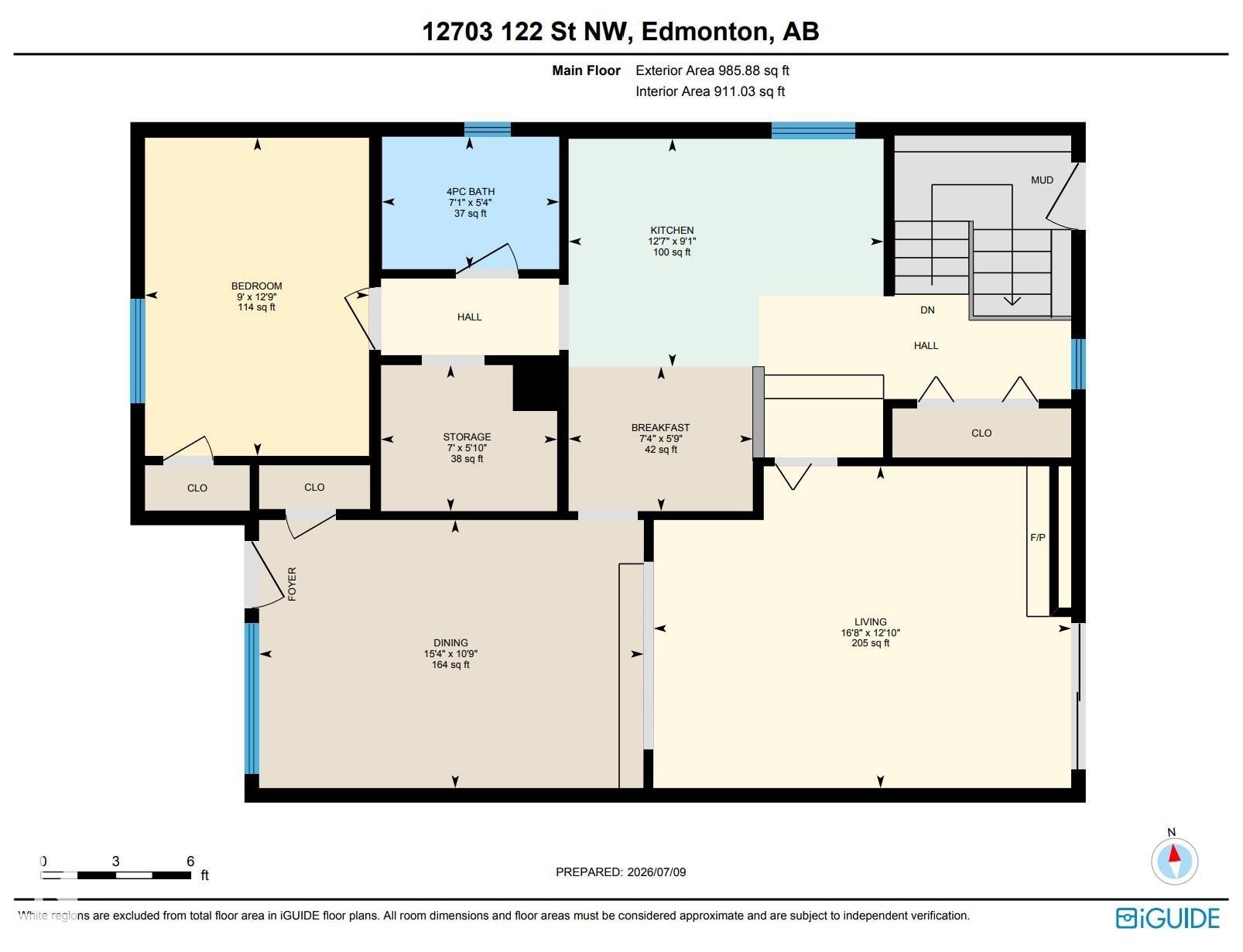 Floor plan - 12703 122 Street Nw, Edmonton, AB