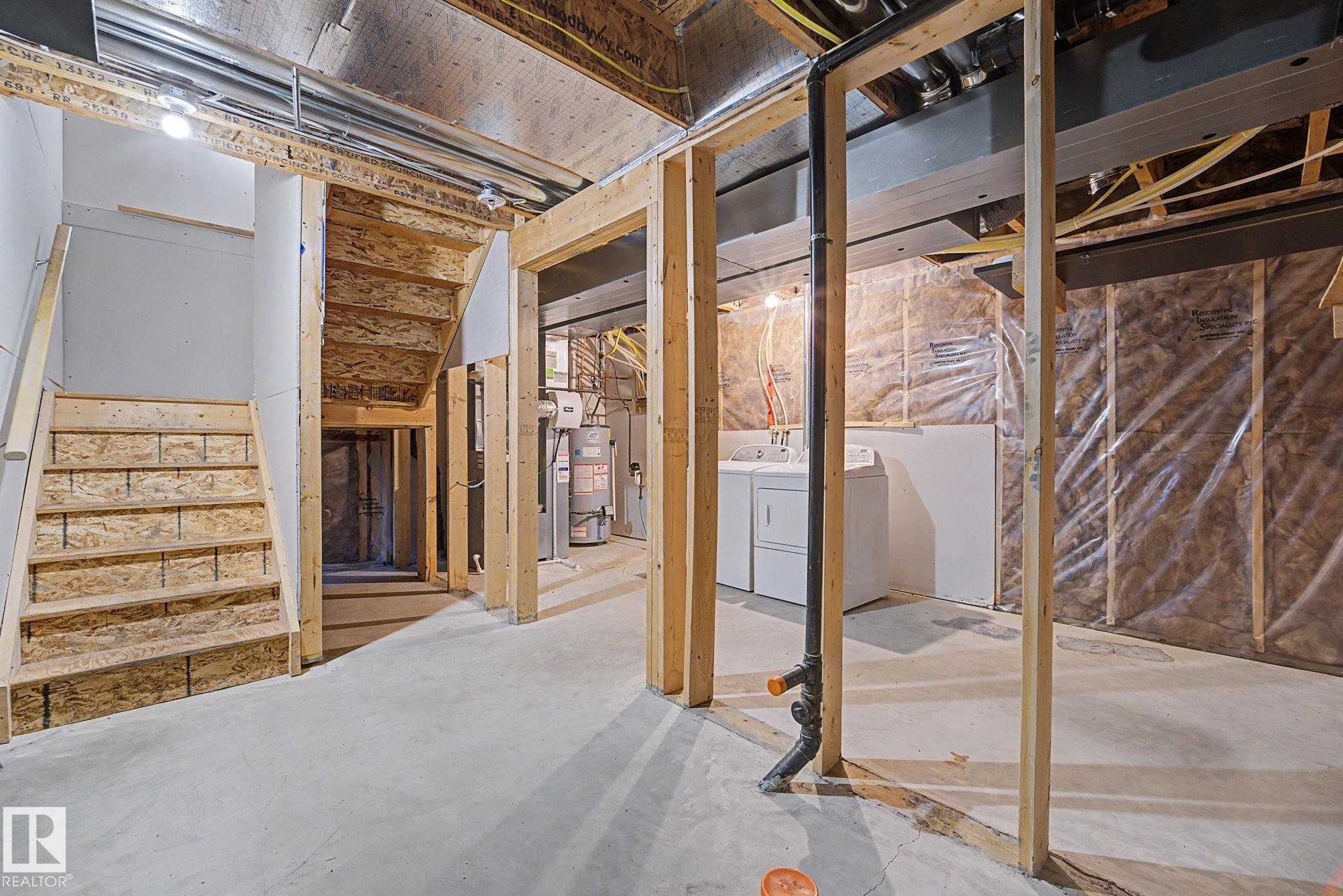 9507 Simpson Crest, Edmonton, AB - Indoor Photo Showing Basement