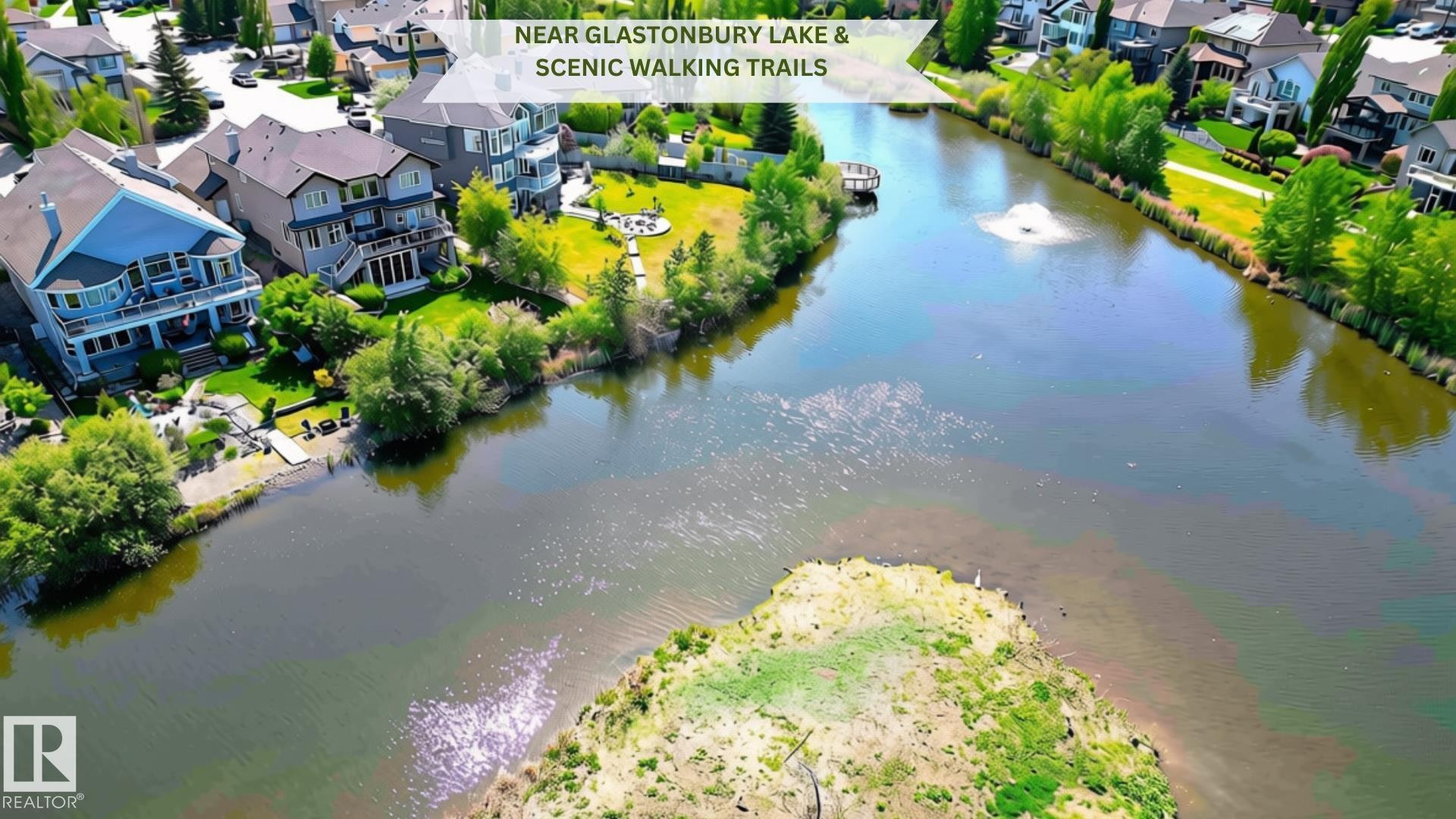 312 Gibb Close Nw, Edmonton, AB - Outdoor With Body Of Water With View