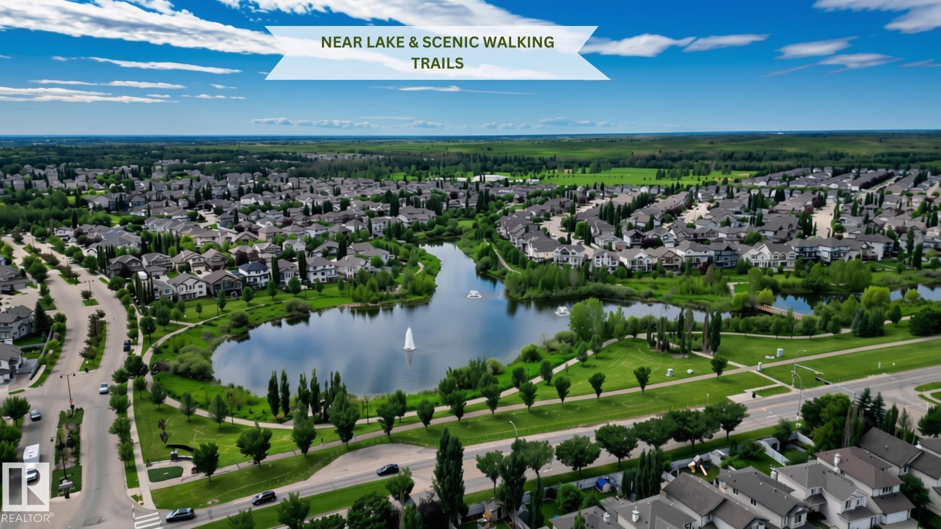312 Gibb Close Nw, Edmonton, AB - Outdoor With Body Of Water With View