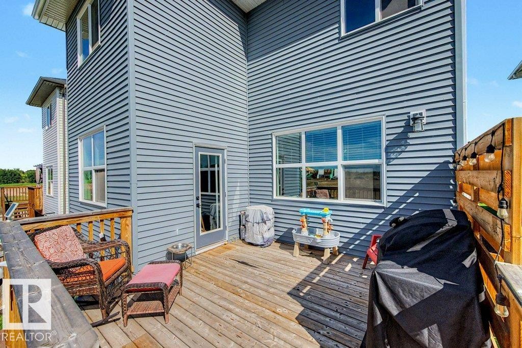 243 Brickyard Cove, Stony Plain, AB - Outdoor With Deck Patio Veranda With Exterior
