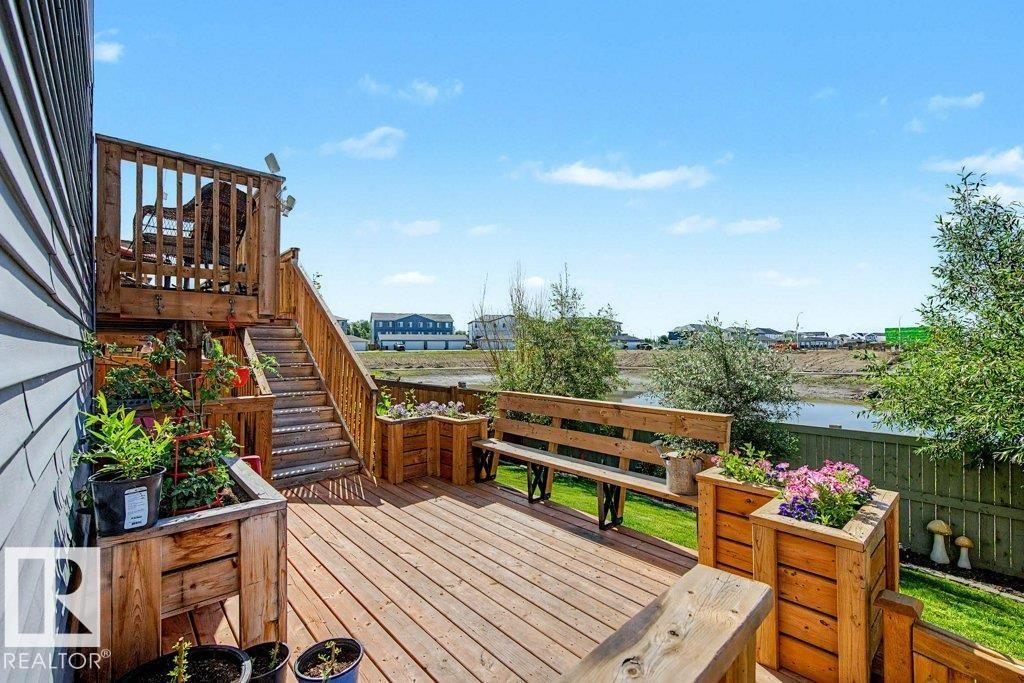 243 Brickyard Cove, Stony Plain, AB - Outdoor With Deck Patio Veranda