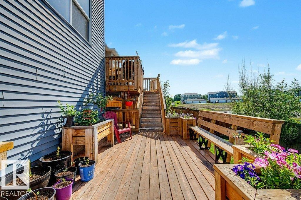 243 Brickyard Cove, Stony Plain, AB - Outdoor With Deck Patio Veranda