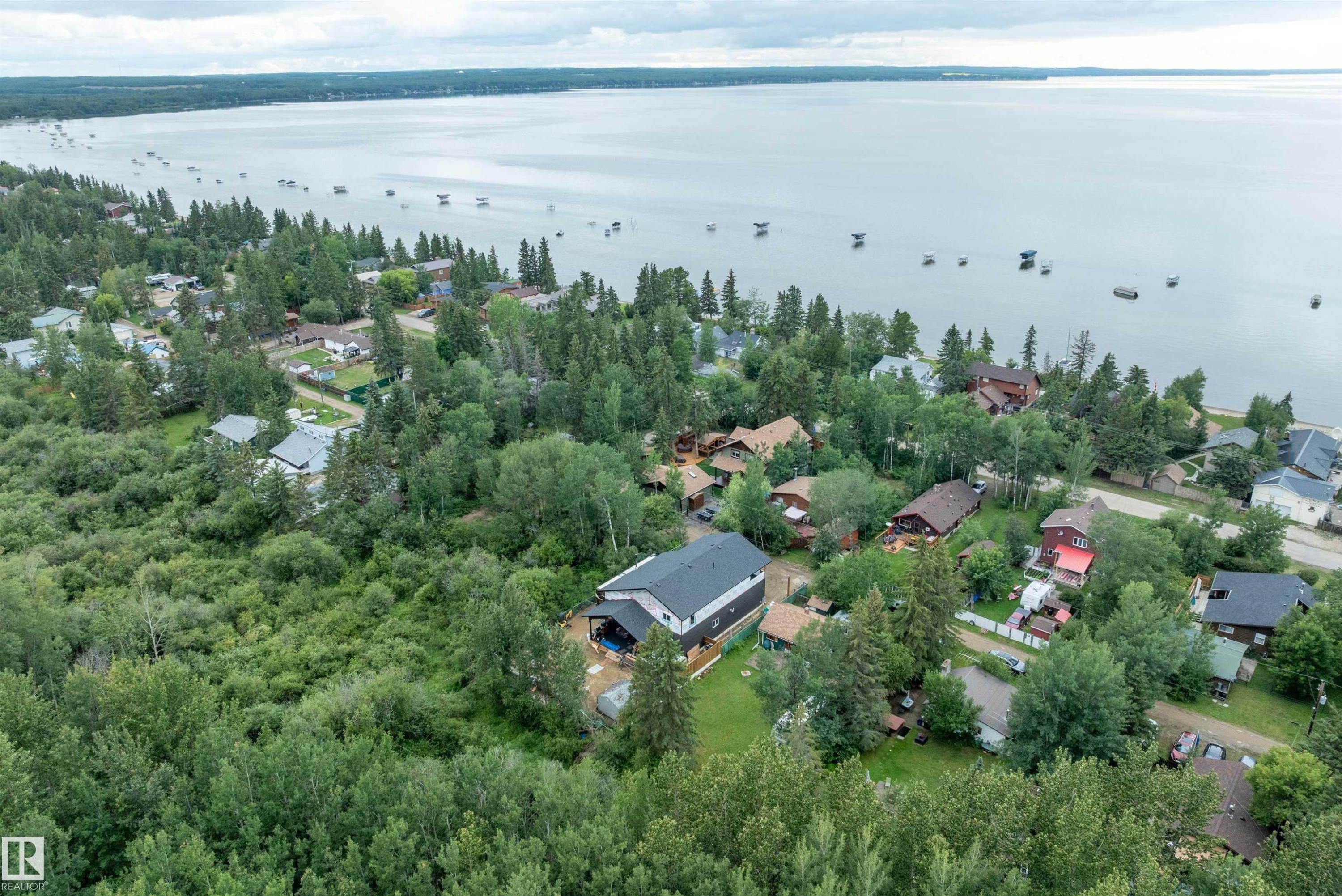 211 2Nd Avenue, Rural Wetaskiwin County, AB - Outdoor With Body Of Water With View