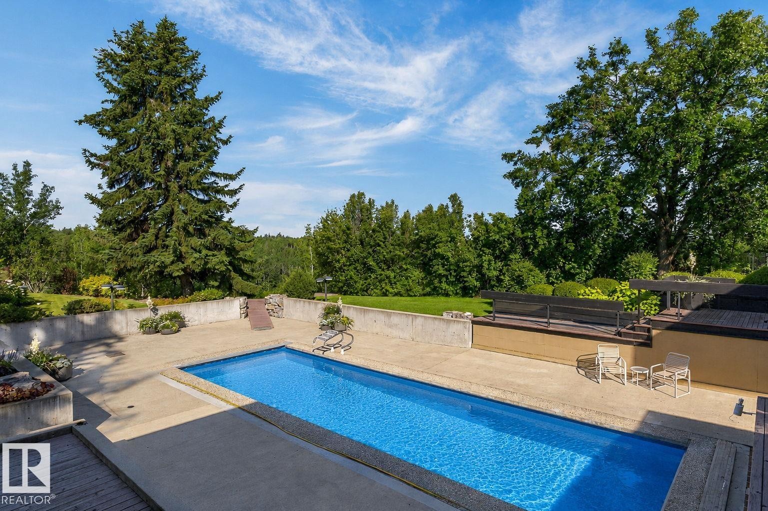 59 Westbrook Drive Nw, Edmonton, AB - Outdoor With In Ground Pool