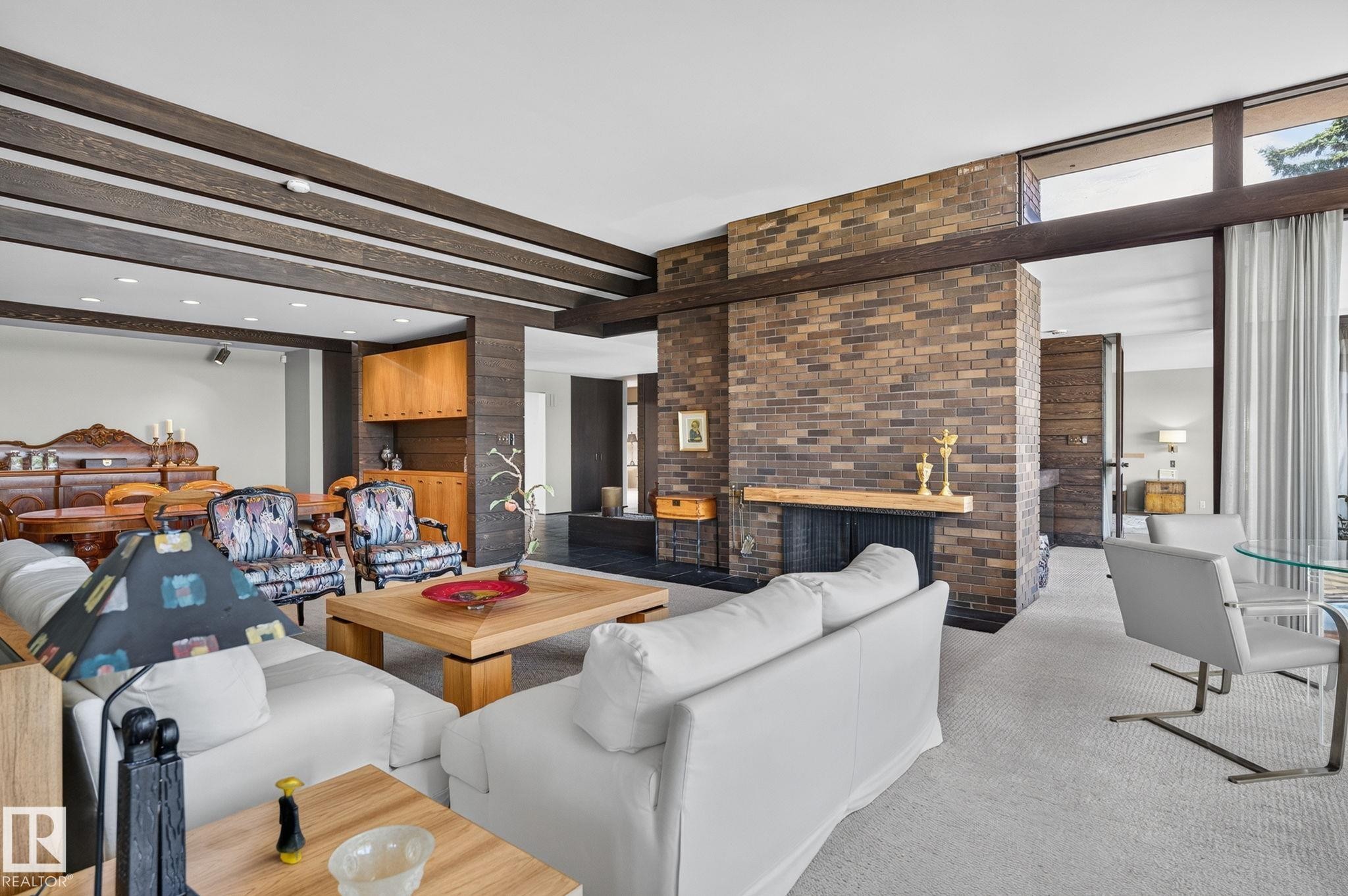 59 Westbrook Drive Nw, Edmonton, AB - Indoor With Fireplace