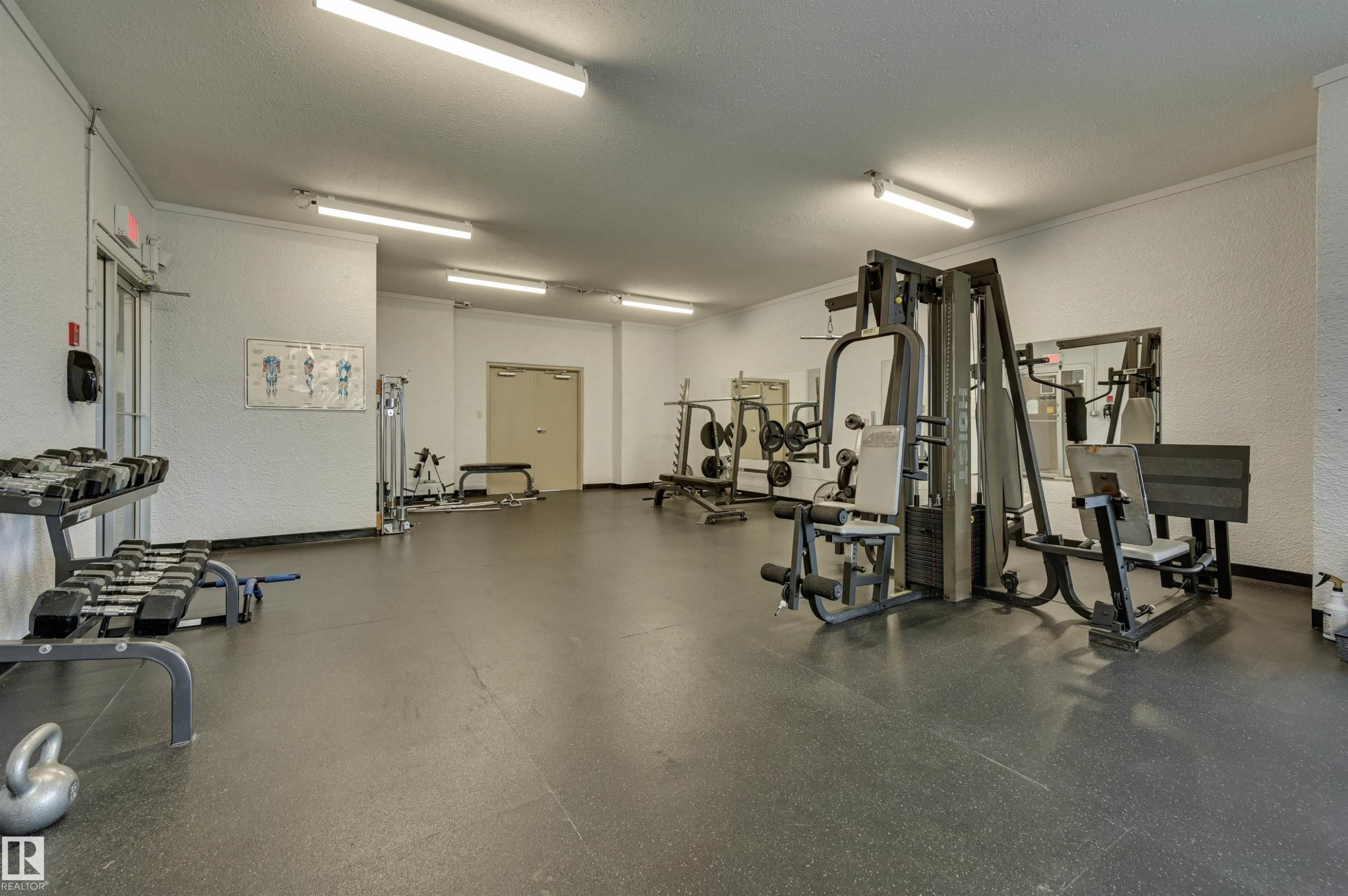 #709 11307 99 Av Nw, Edmonton, AB - Indoor Photo Showing Gym Room