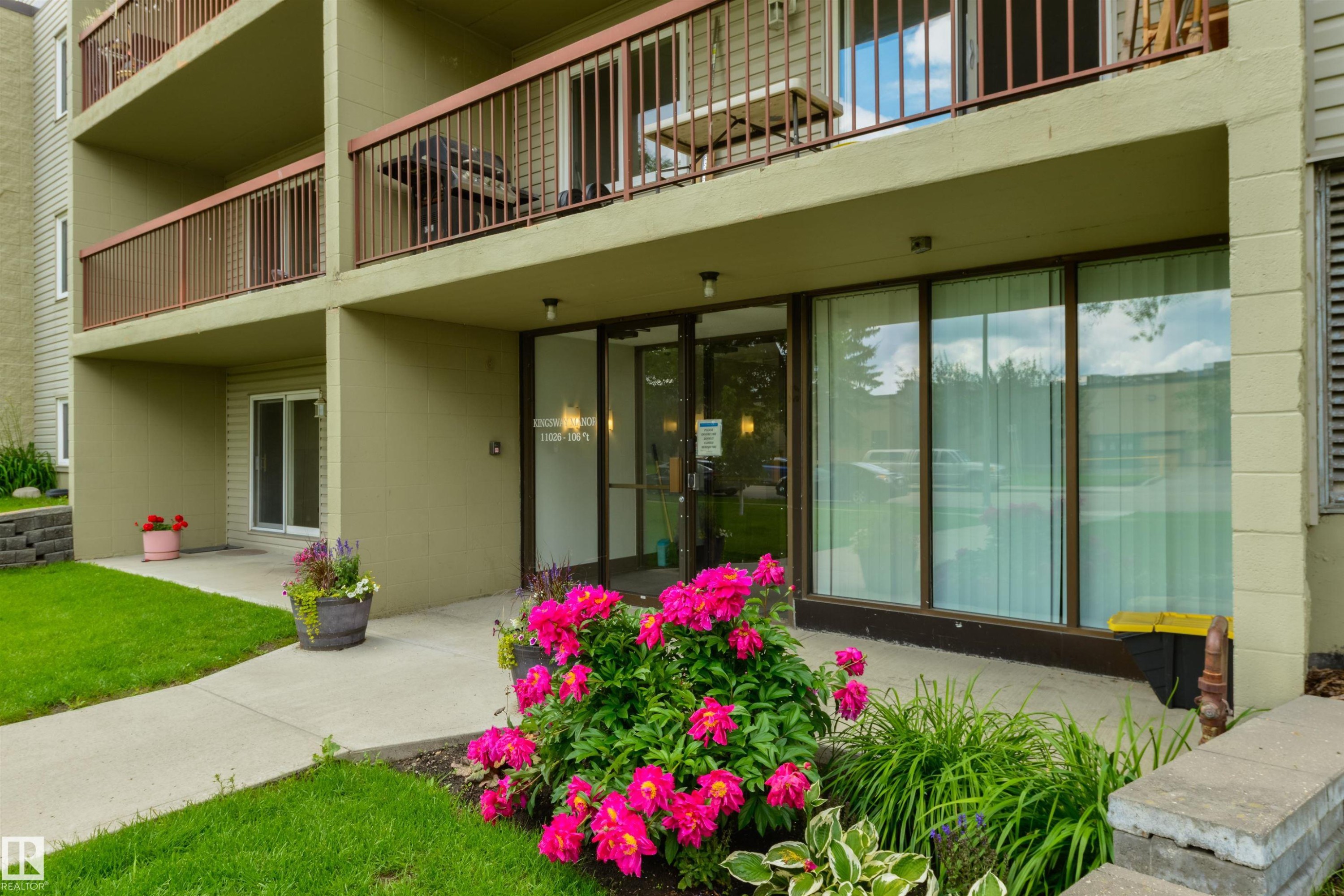 #204 11026 106 St Nw, Edmonton, AB - Outdoor With Balcony With Exterior