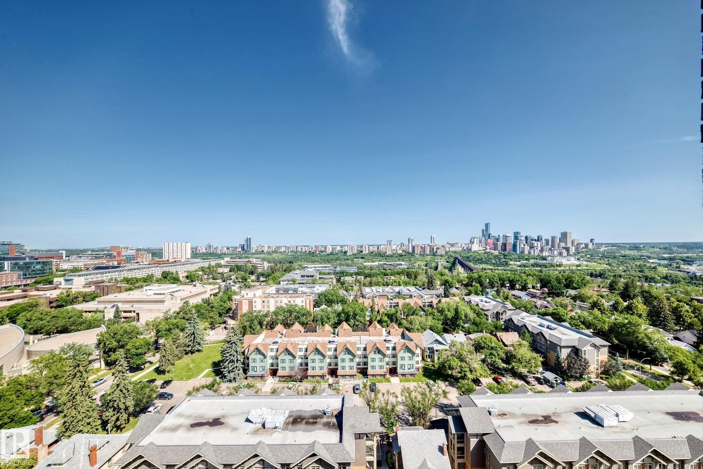 #1802 11027 87 Av Nw, Edmonton, AB - Outdoor With View