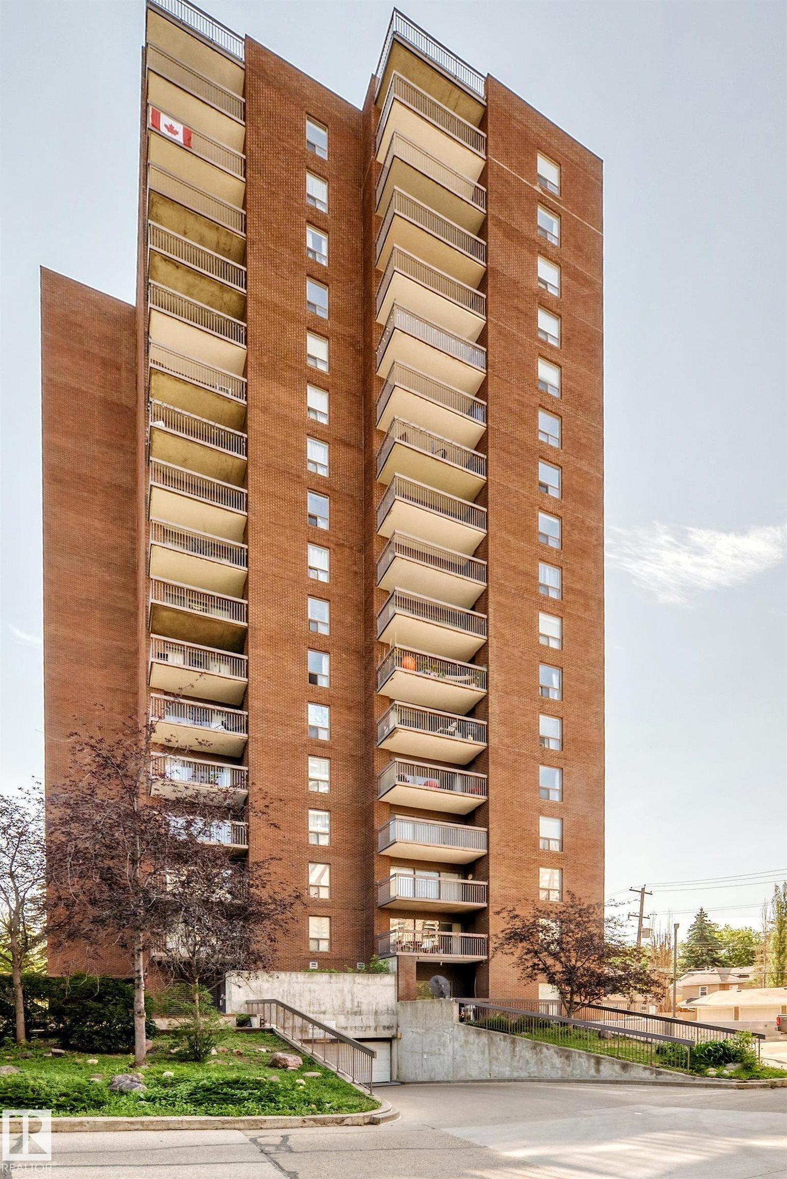 #1802 11027 87 Av Nw, Edmonton, AB - Outdoor With Balcony
