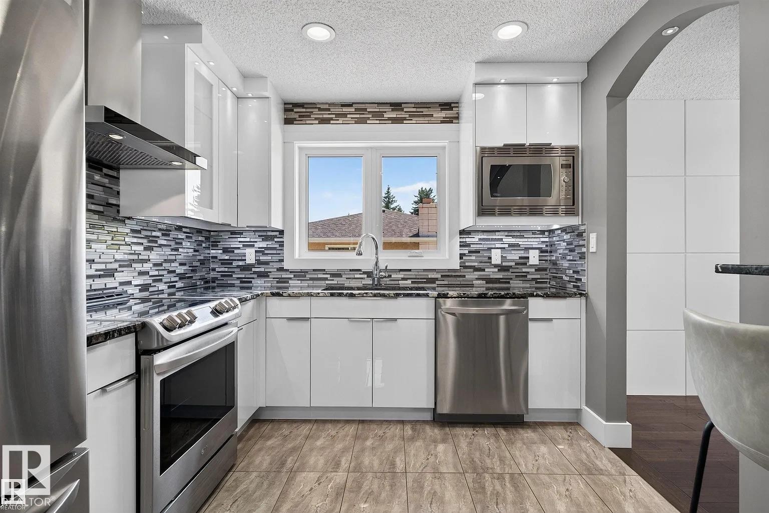 3911 67 Street Nw, Edmonton, AB - Indoor Photo Showing Kitchen With Upgraded Kitchen