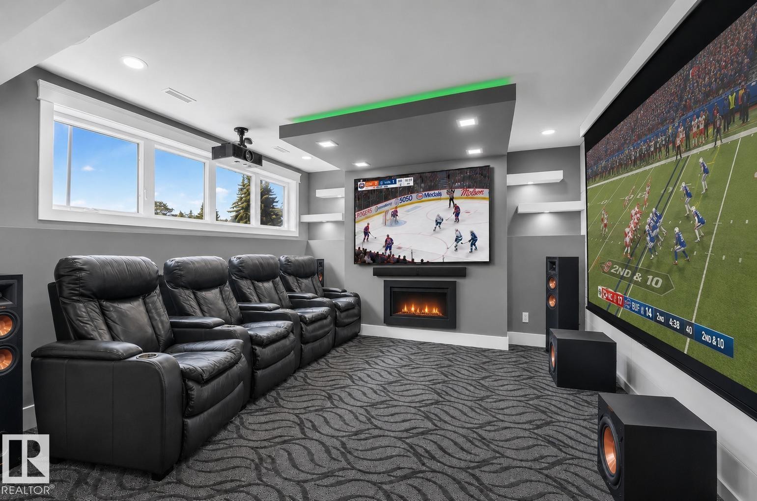 3911 67 Street Nw, Edmonton, AB - Indoor With Fireplace