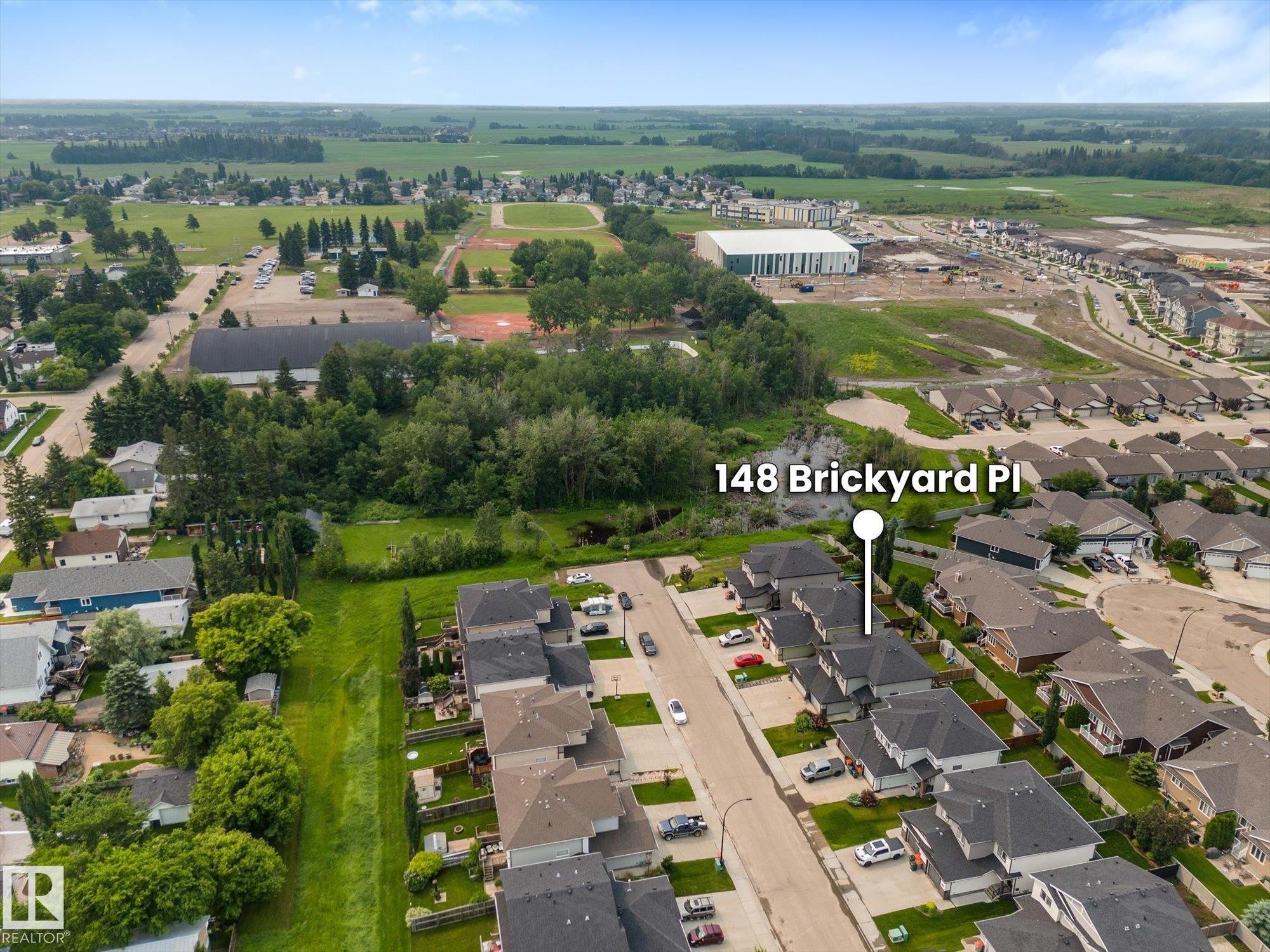 148 Brickyard Place, Stony Plain, AB - Outdoor With View