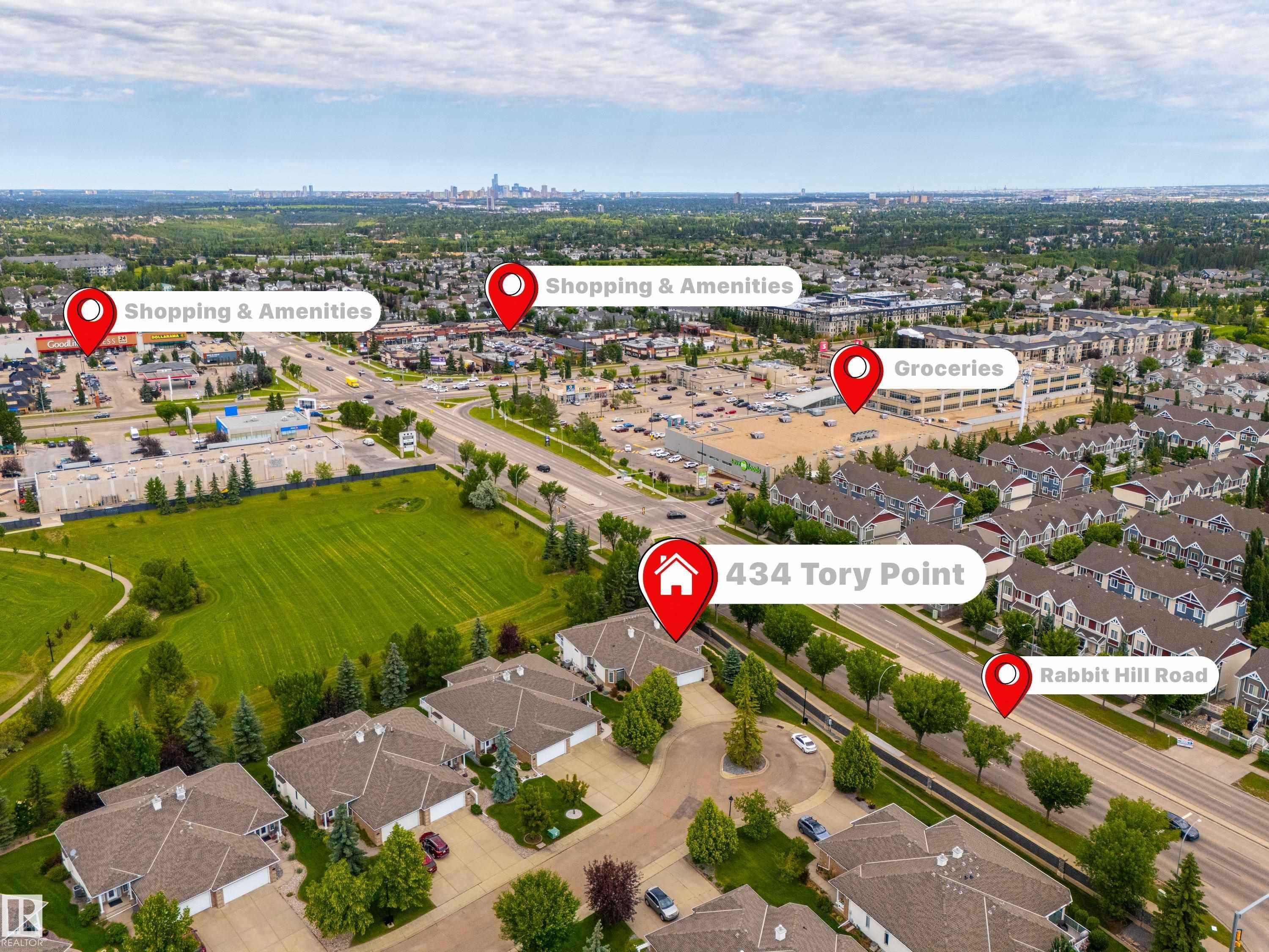 434 Tory Point(E) Nw, Edmonton, AB - Outdoor With View