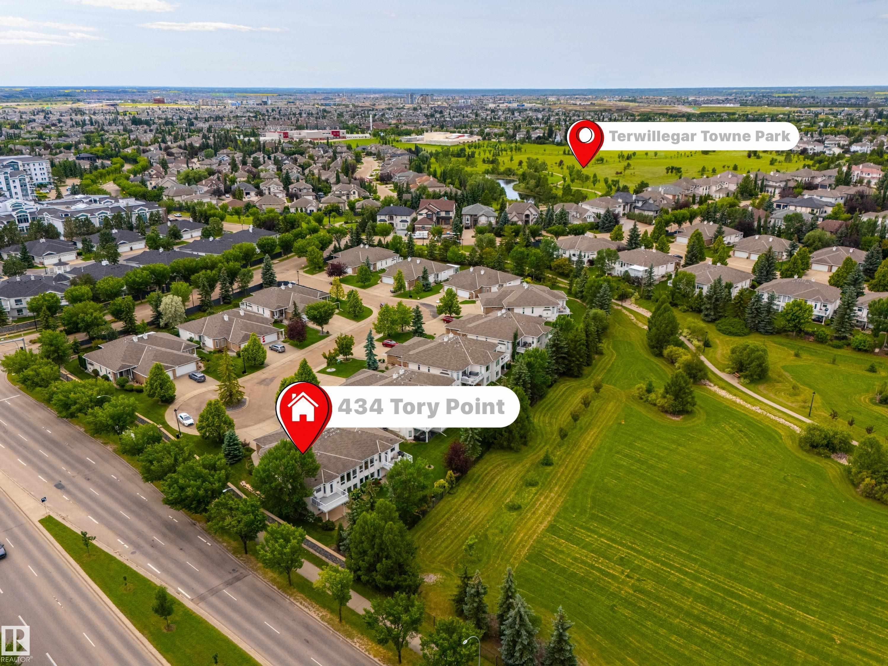 434 Tory Point(E) Nw, Edmonton, AB - Outdoor With View