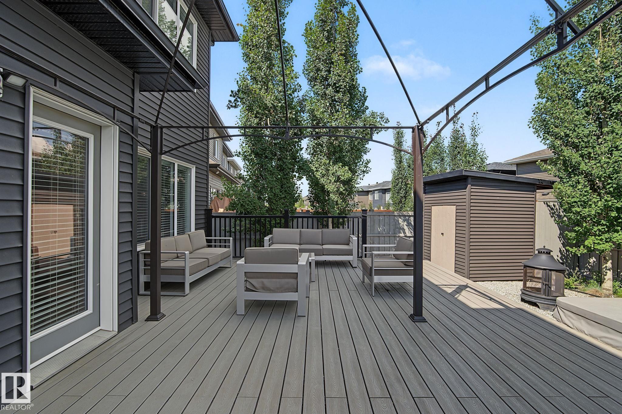 8005 223 Street Nw, Edmonton, AB - Outdoor With Deck Patio Veranda With Exterior