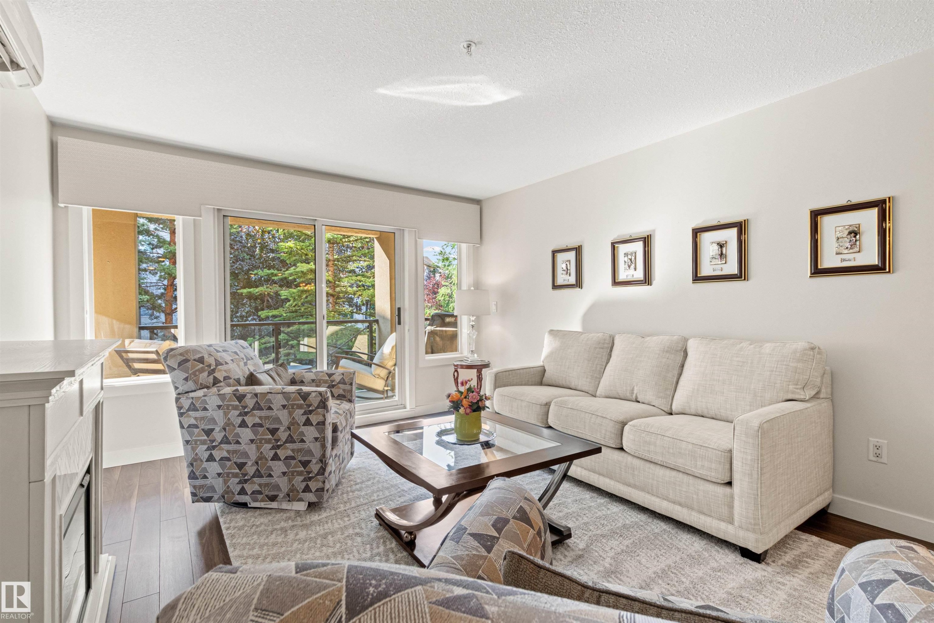 #203 8956 156 St Nw, Edmonton, AB - Indoor Photo Showing Living Room
