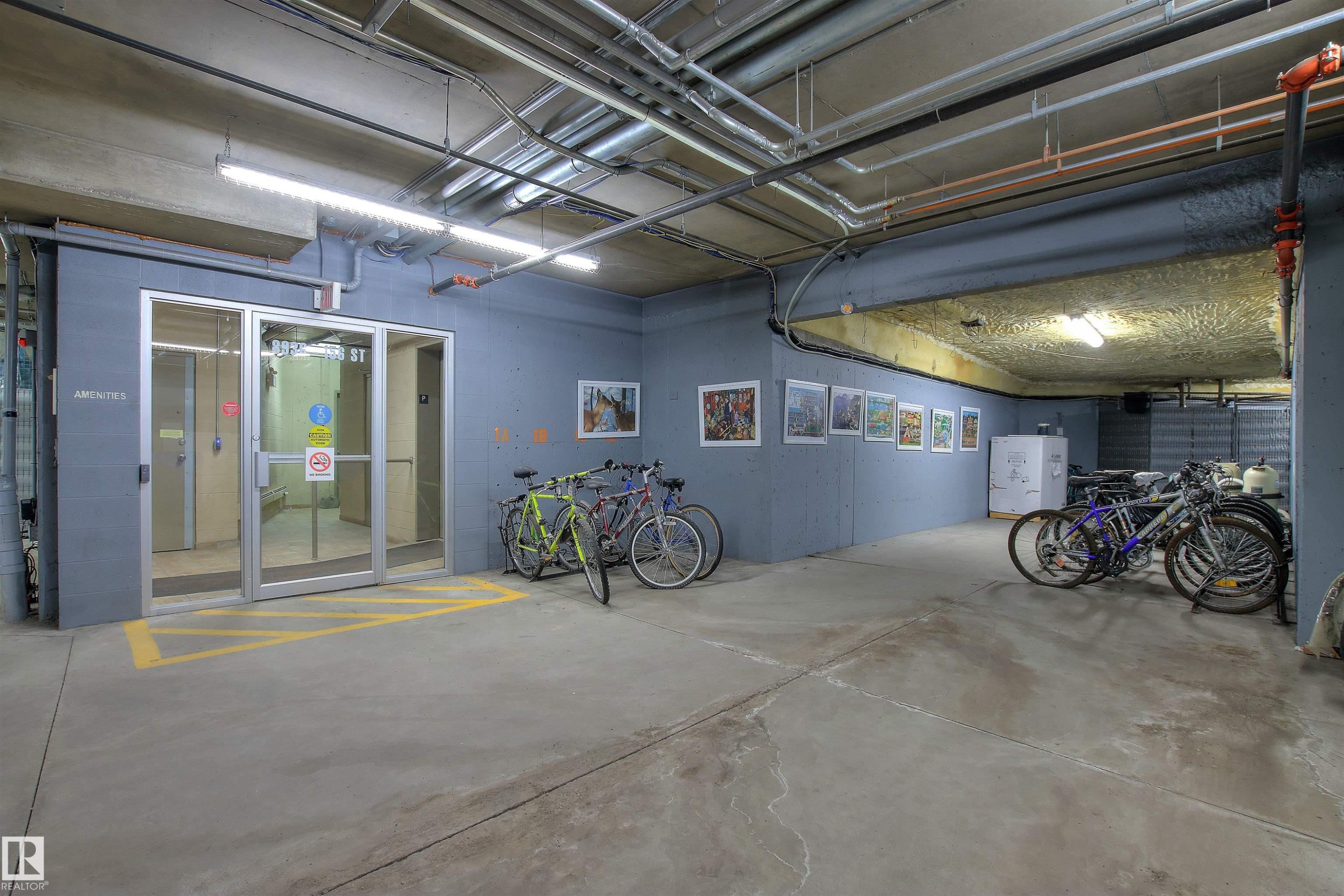 #203 8956 156 St Nw, Edmonton, AB - Indoor Photo Showing Garage