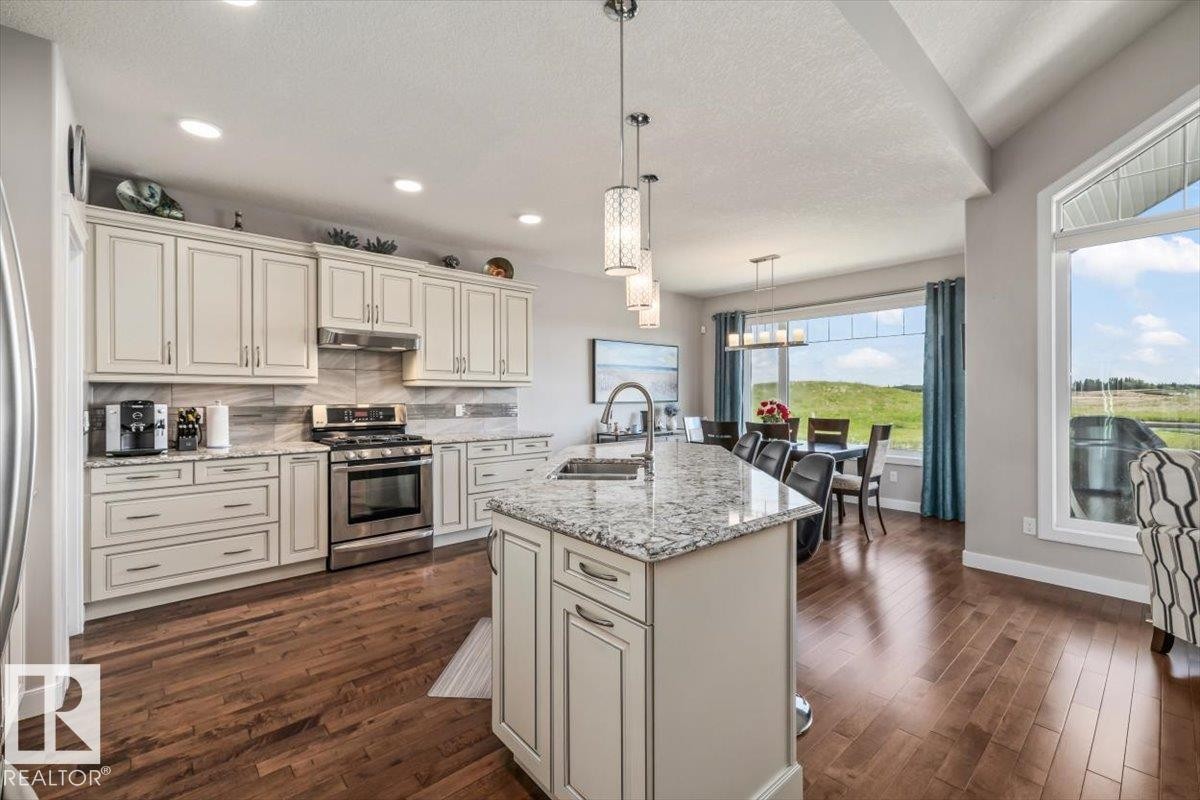 87 Lakeland Crescent, Beaumont, AB - Indoor Photo Showing Kitchen With Upgraded Kitchen