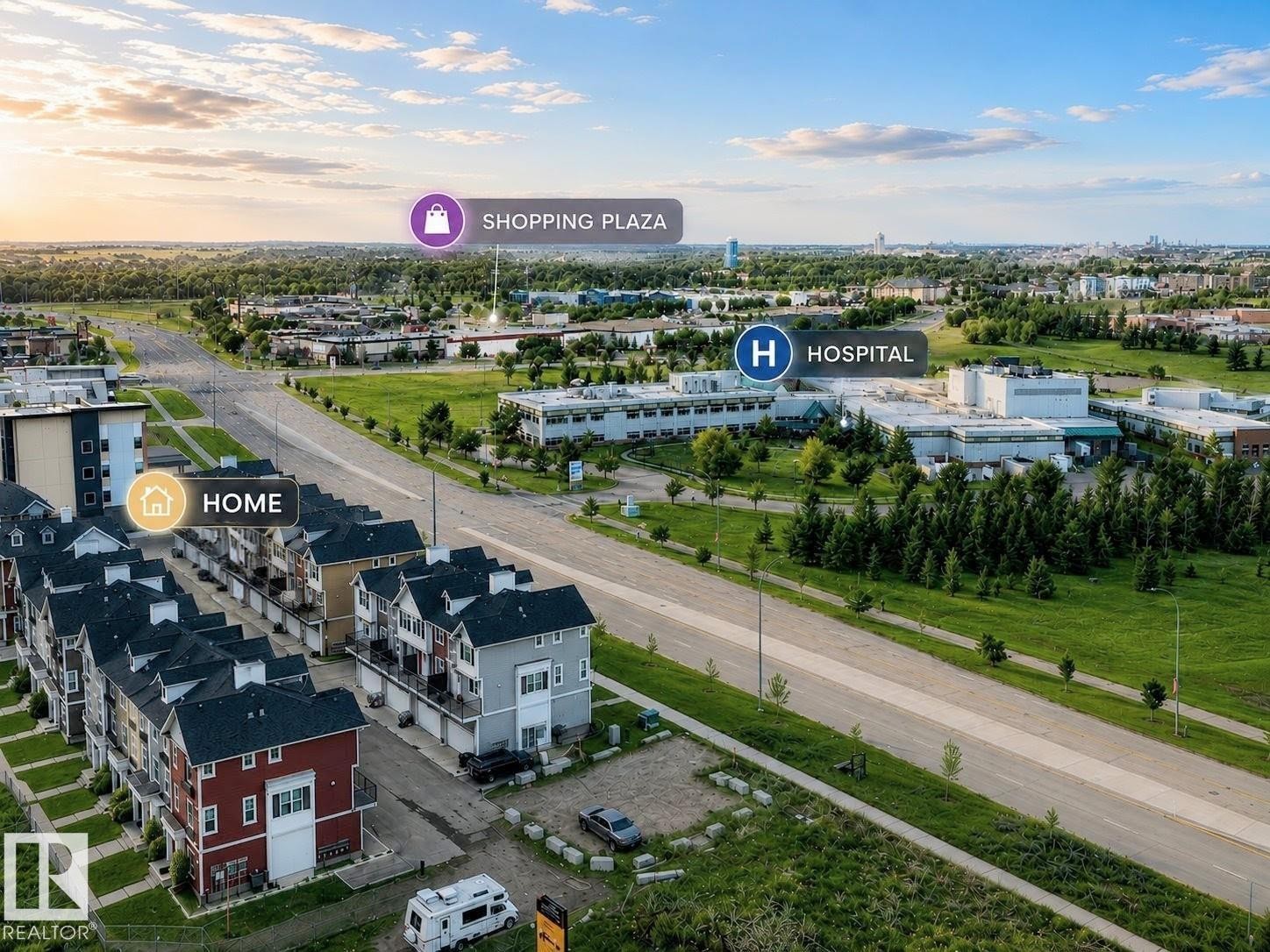 #106 8530 94 St, Fort Saskatchewan, AB - Outdoor With View
