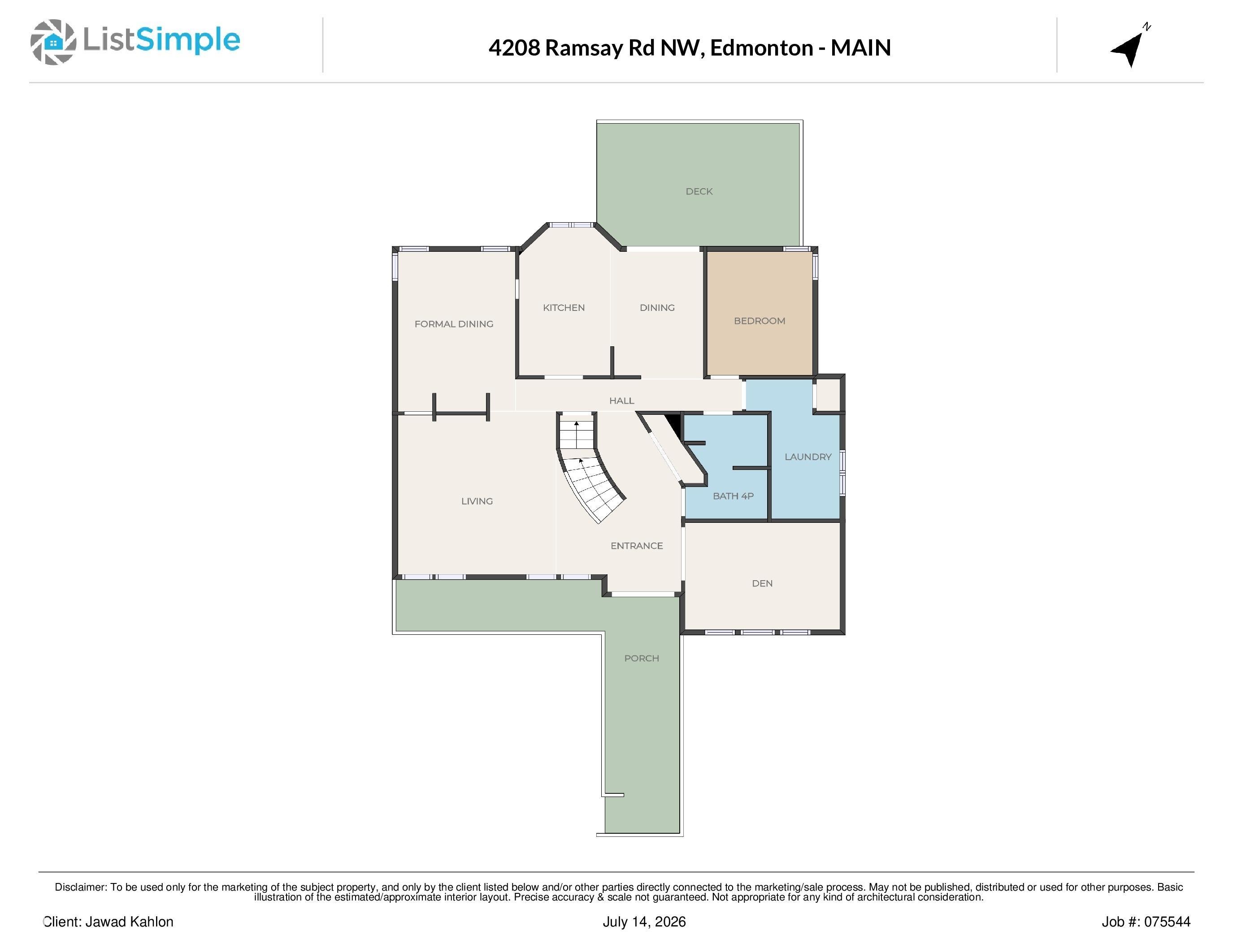 Floor plan - 4208 Ramsay Road Nw, Edmonton, AB - Other