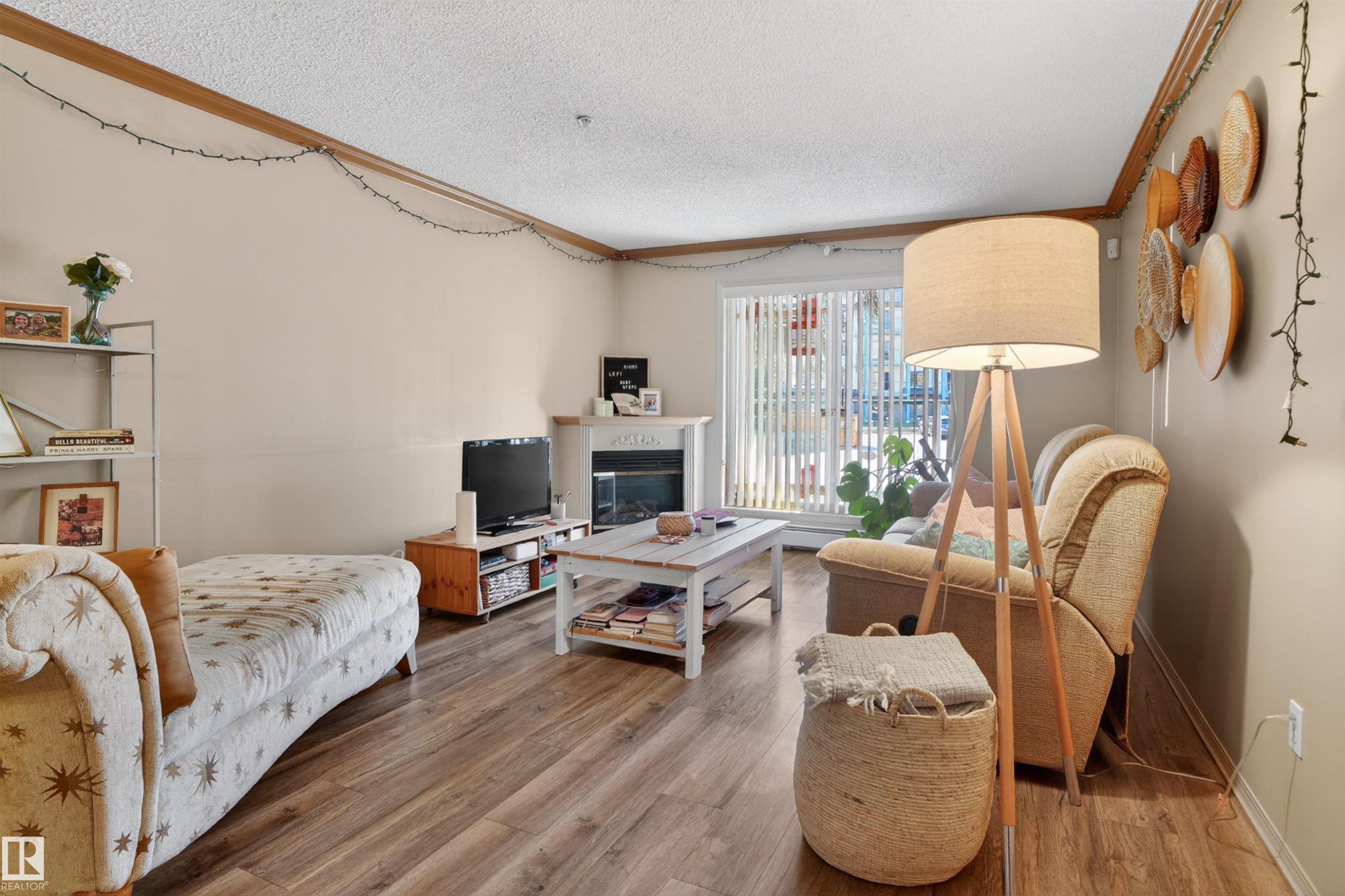 #110 2903 Rabbit Hill Rd Nw, Edmonton, AB - Indoor With Fireplace
