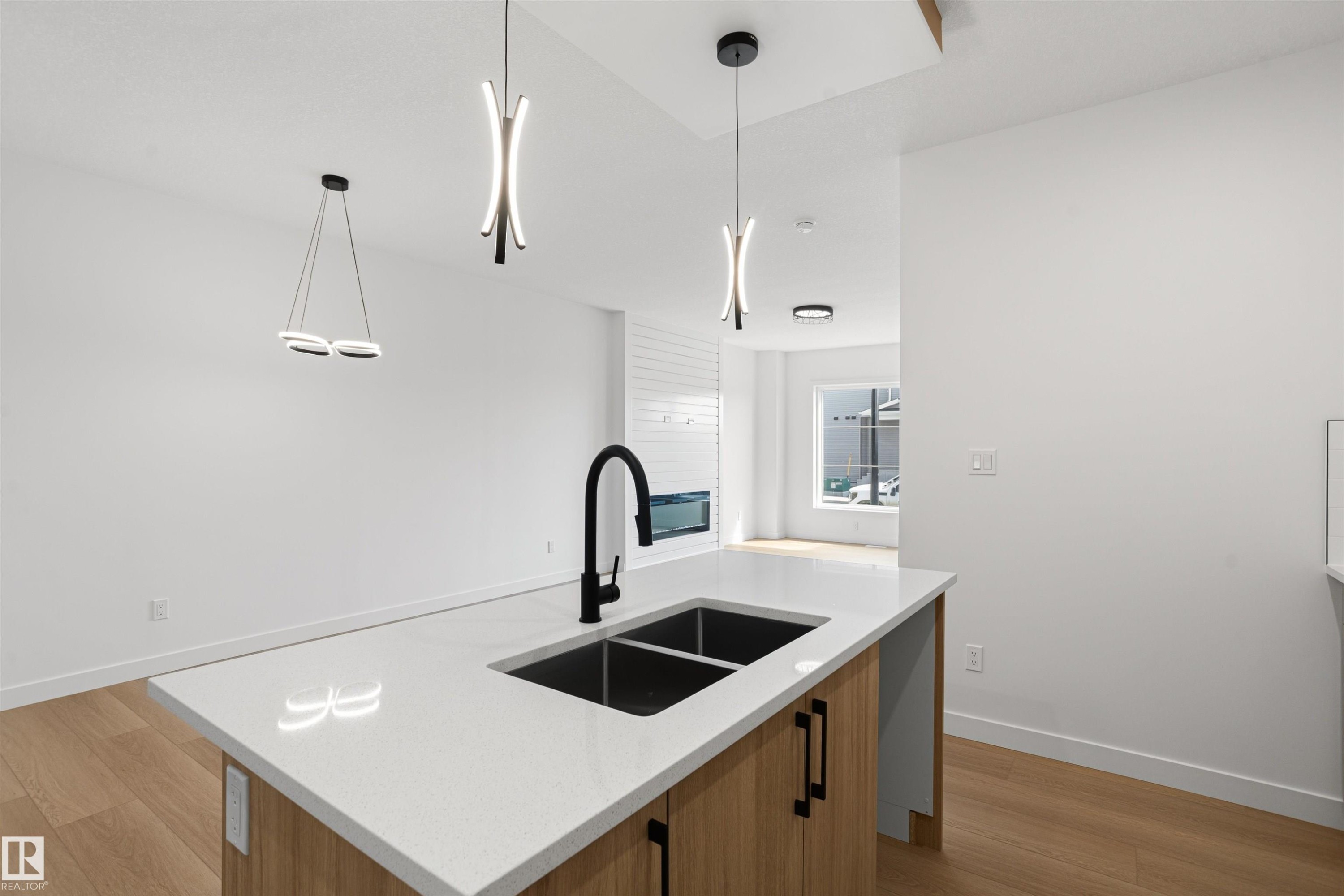 1508 209 Street Nw, Edmonton, AB - Indoor Photo Showing Kitchen With Double Sink