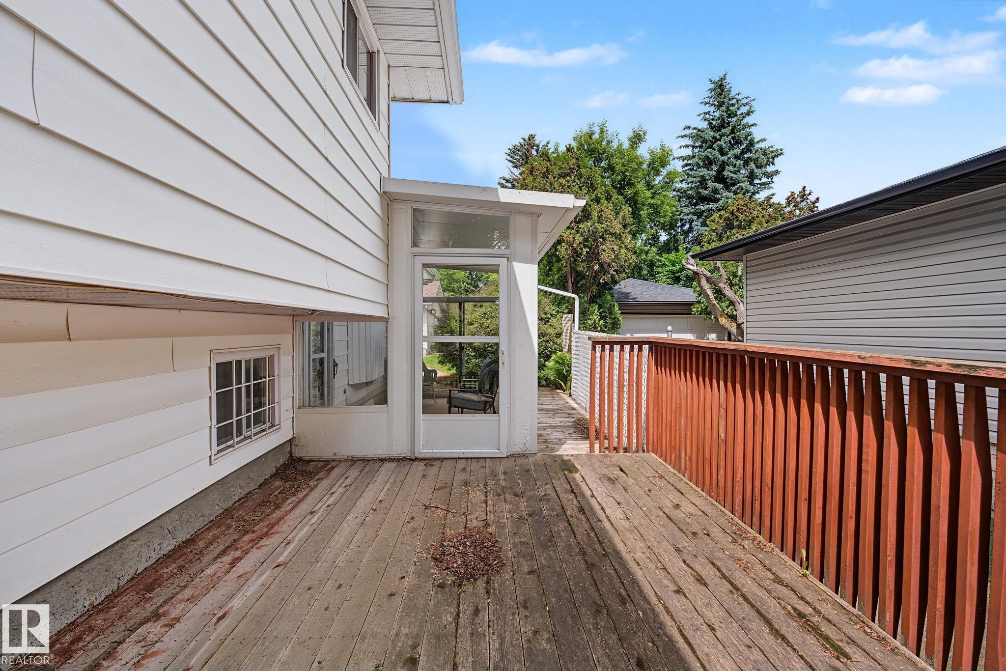 14703 65 Street Nw, Edmonton, AB - Outdoor With Deck Patio Veranda With Exterior