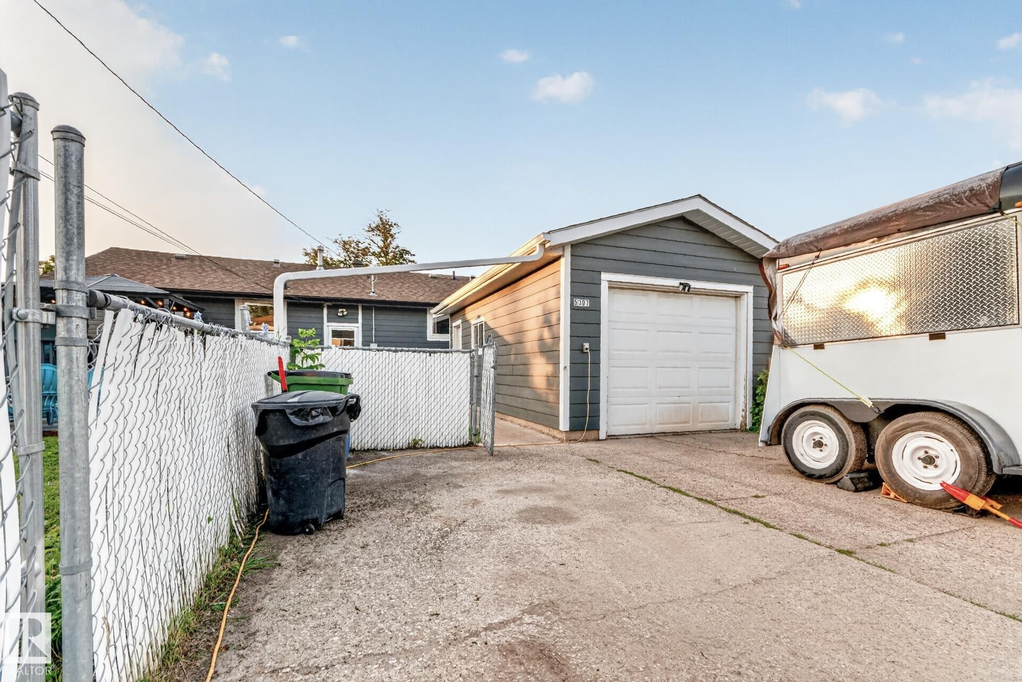 Garage - 5307 104 Avenue Nw, Edmonton, AB - Outdoor With Exterior