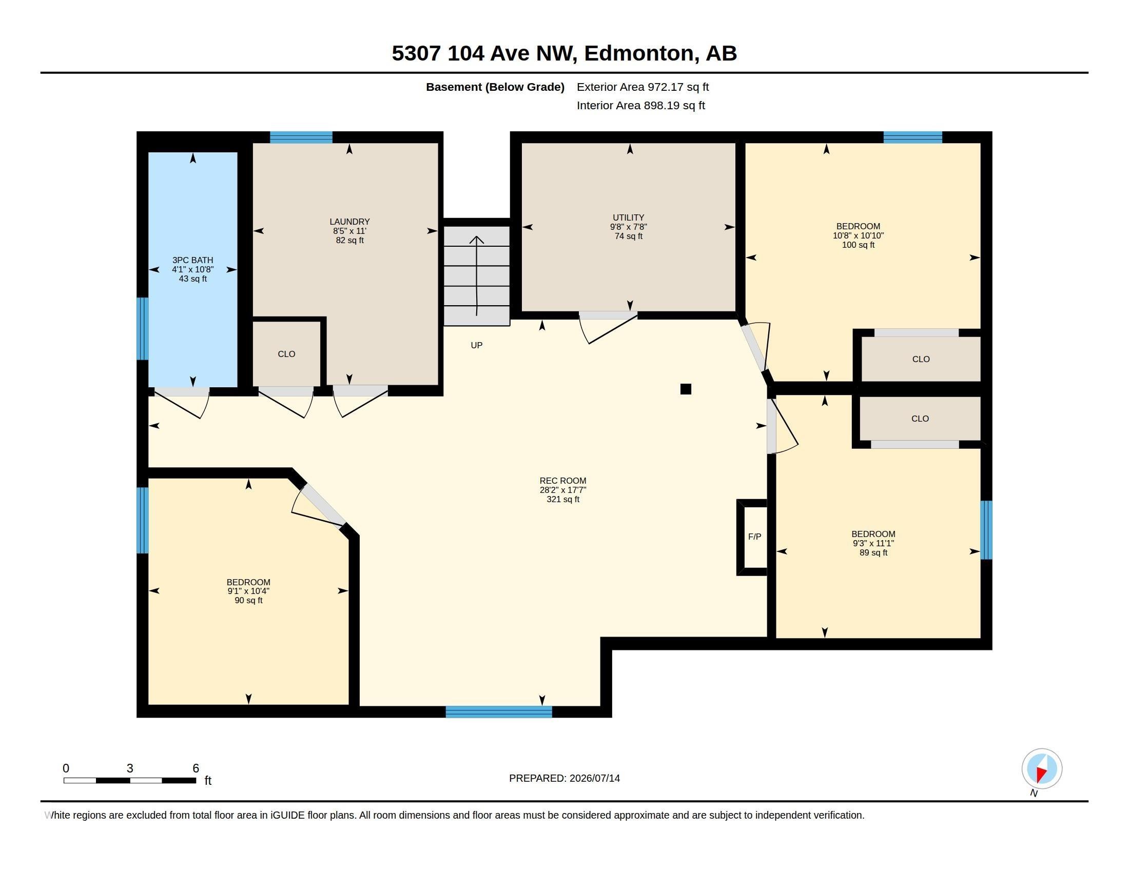 Floor plan - 5307 104 Avenue Nw, Edmonton, AB - Other