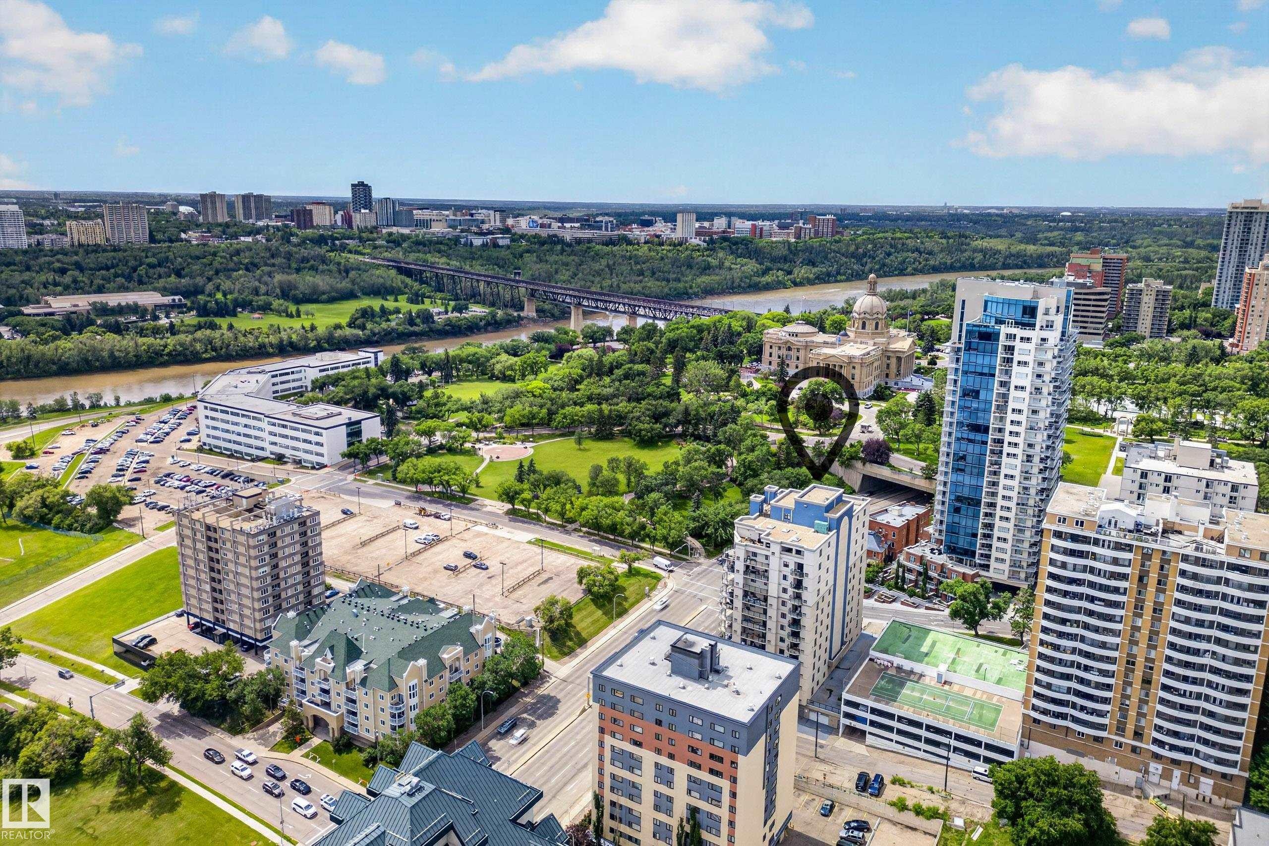#703 9707 106 St Nw, Edmonton, AB - Outdoor With View