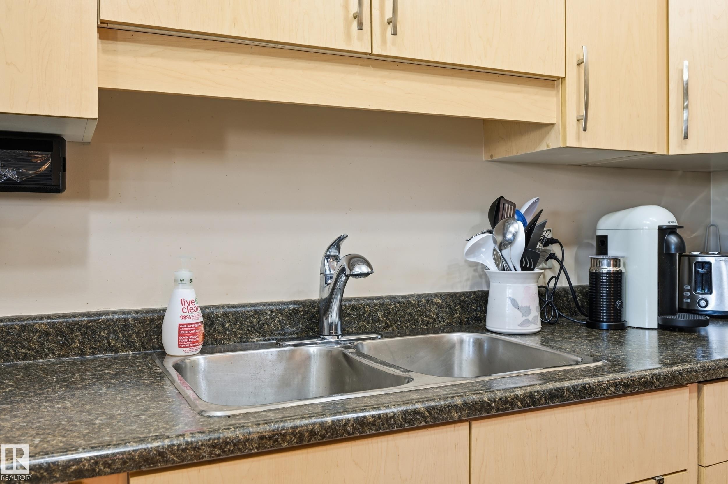 1867 119 Street Sw, Edmonton, AB - Indoor Photo Showing Kitchen With Double Sink