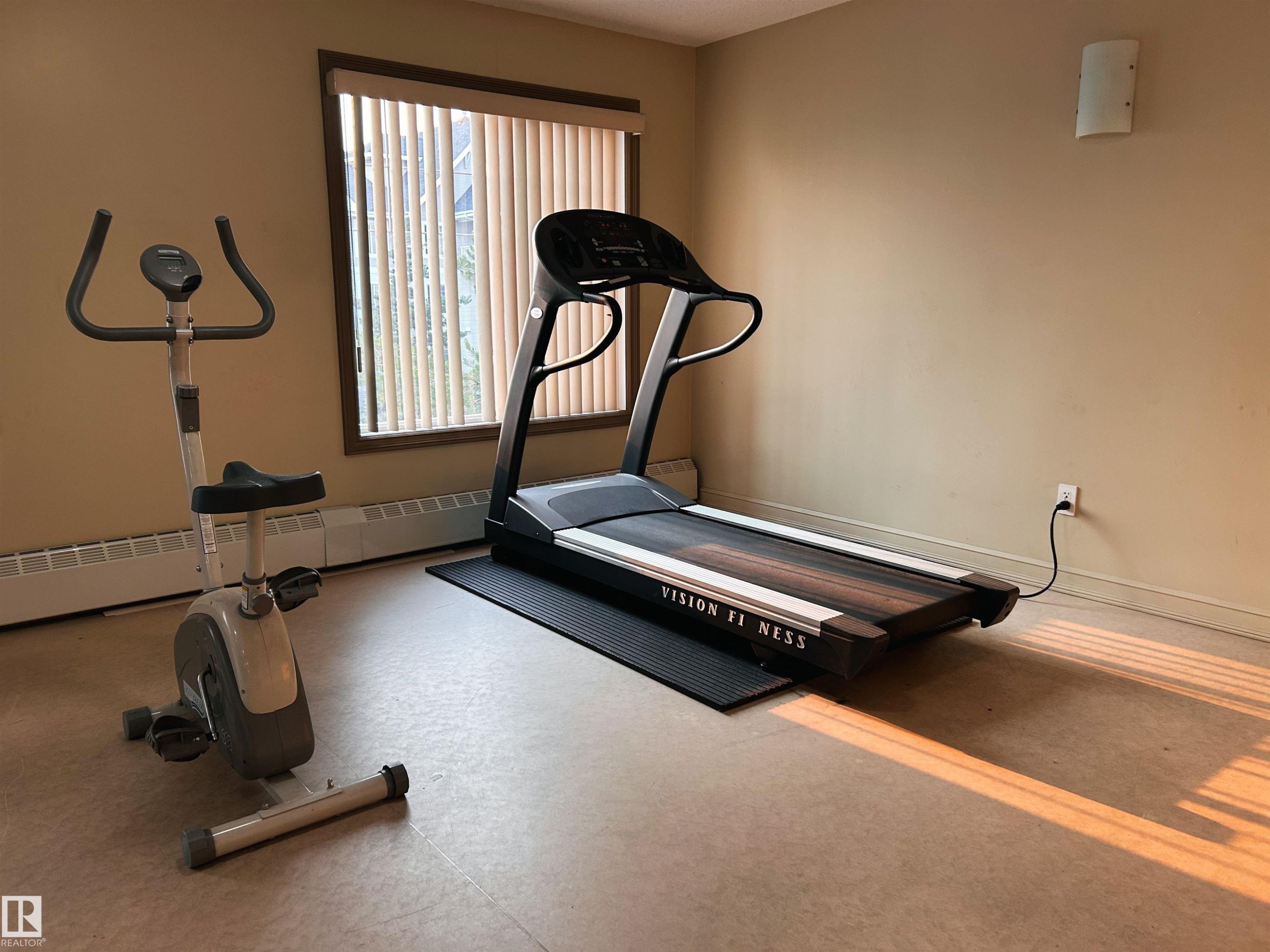 #409 4403 23 St Nw, Edmonton, AB - Indoor Photo Showing Gym Room