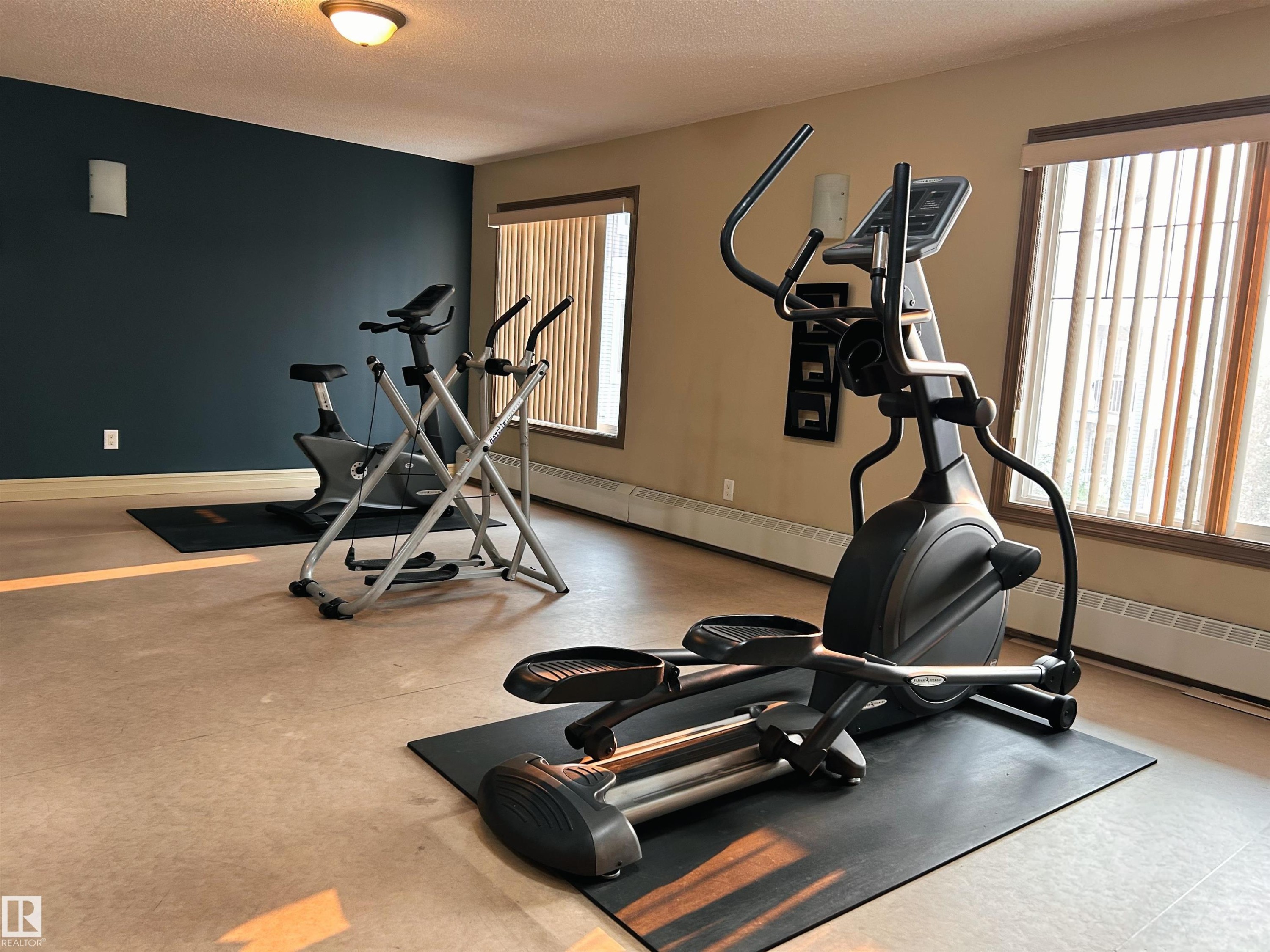 #409 4403 23 St Nw, Edmonton, AB - Indoor Photo Showing Gym Room
