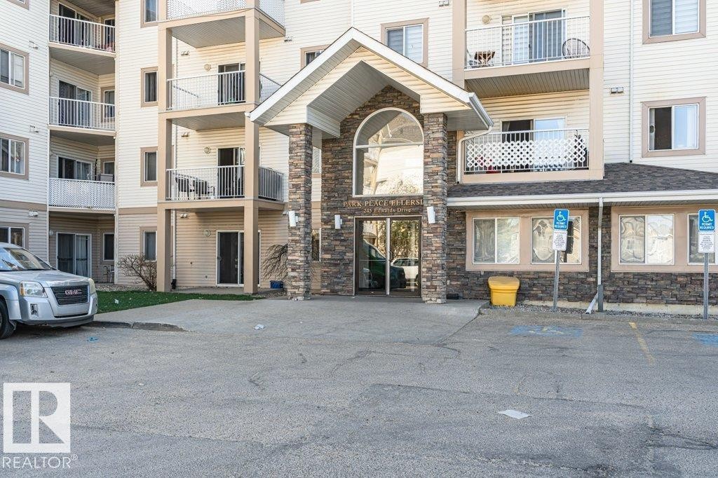 #217 245 Edwards Dr Sw, Edmonton, AB - Outdoor With Balcony With Facade
