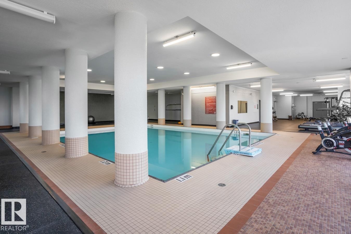 11307 99 Avenue Nw, Edmonton, AB - Indoor Photo Showing Other Room With In Ground Pool