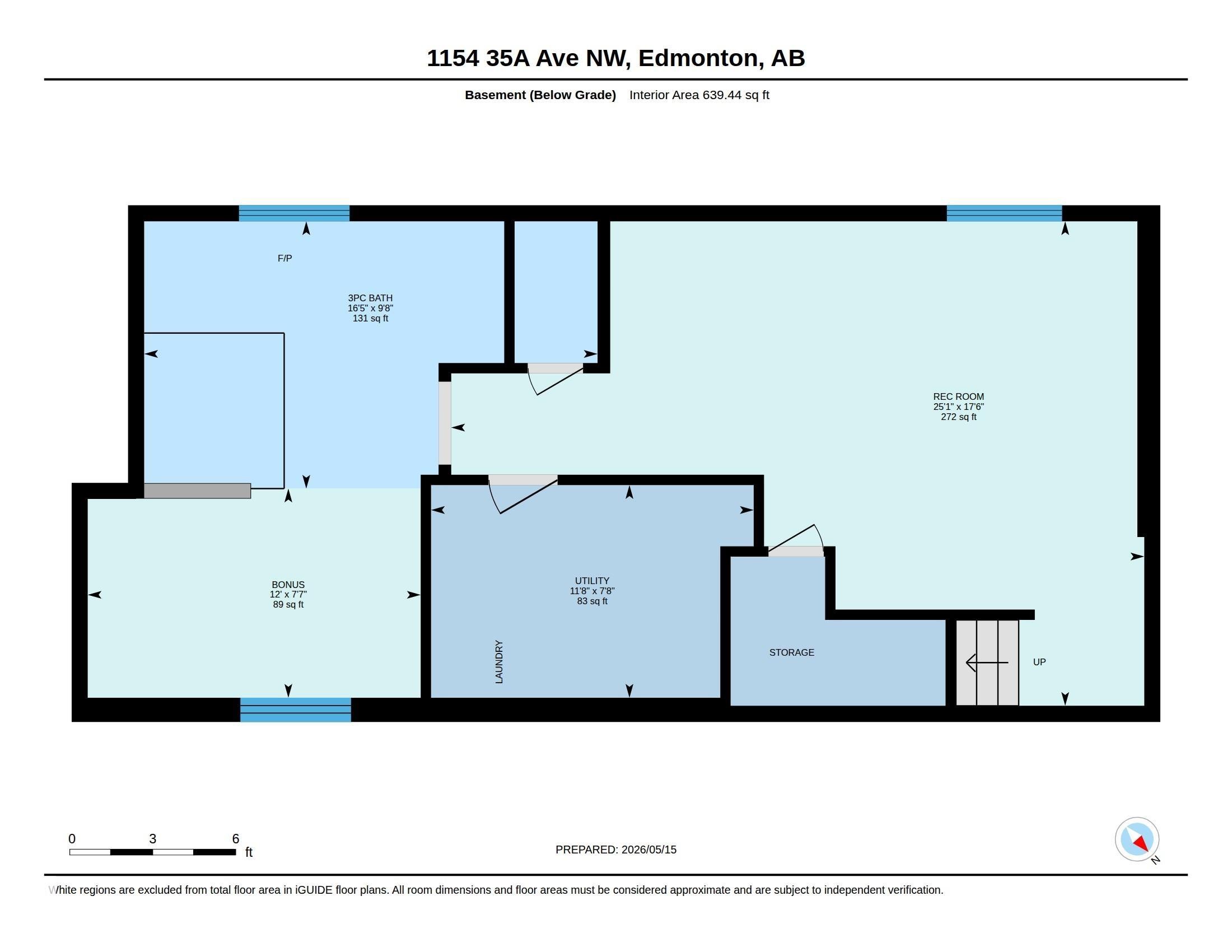 Floor plan - 1154 35A Avenue Nw, Edmonton, AB - Other
