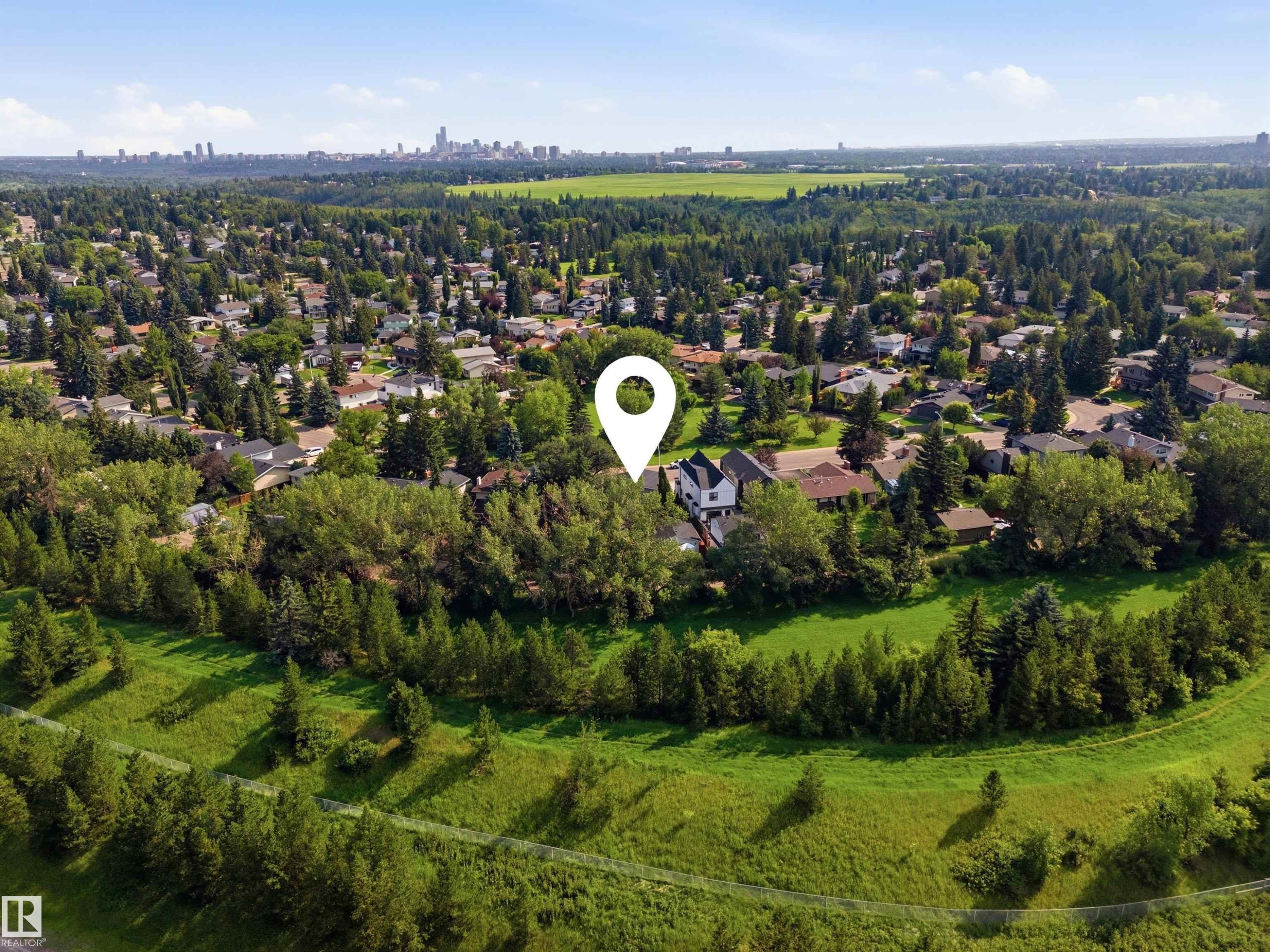 Aerial view - 14335 47 Avenue Nw, Edmonton, AB - Outdoor With View