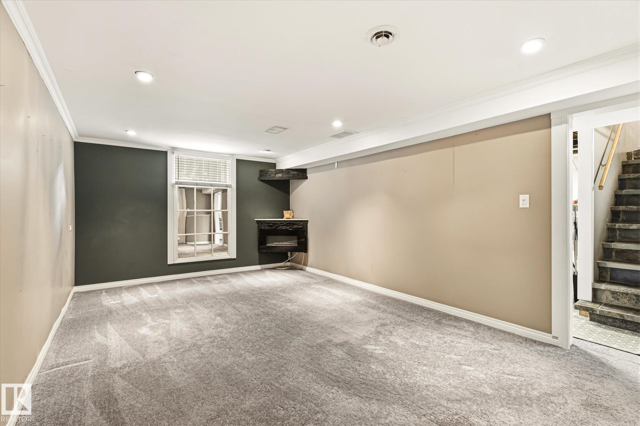 11322 56 Street Nw, Edmonton, AB - Indoor With Fireplace