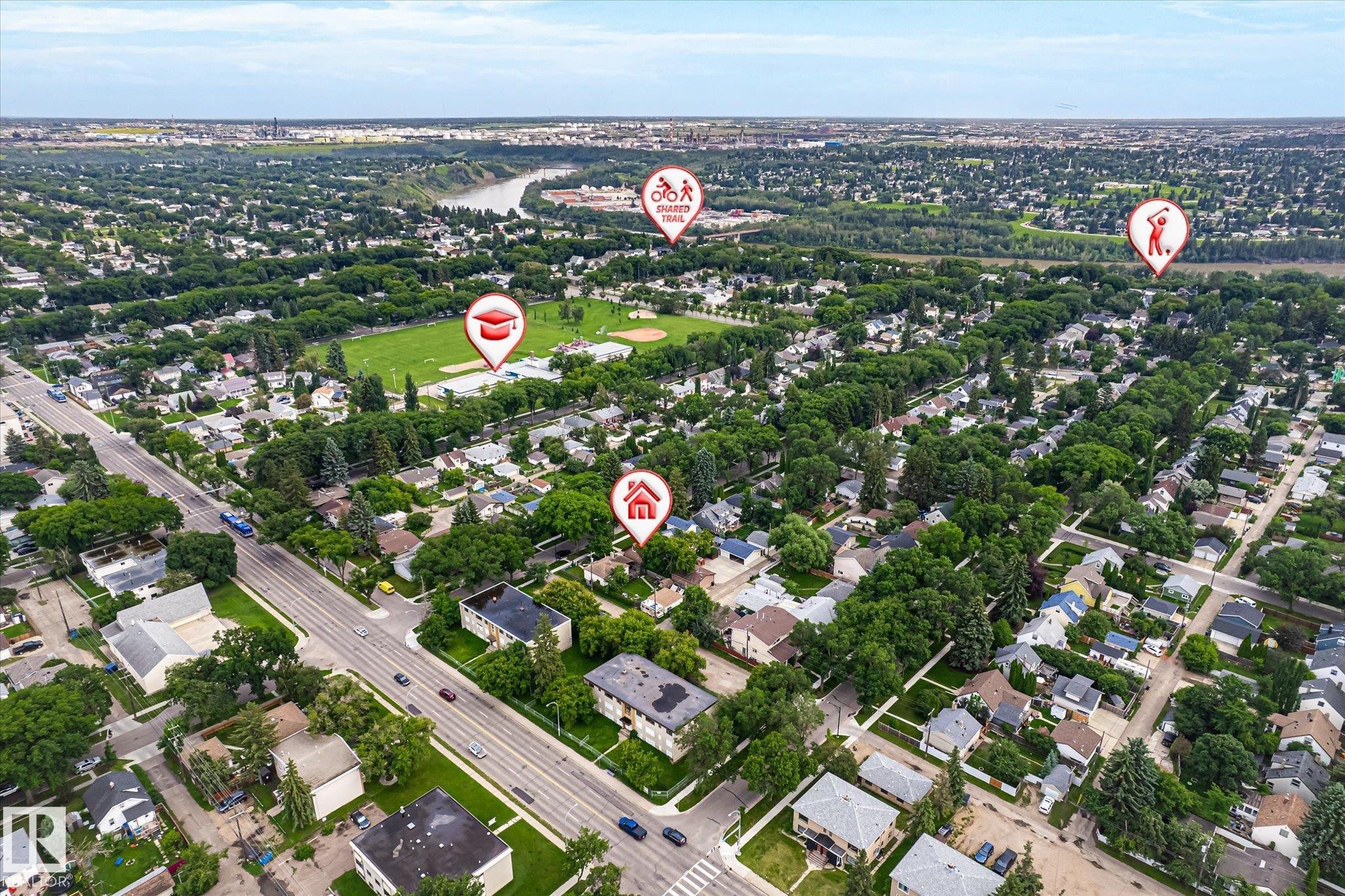 11322 56 Street Nw, Edmonton, AB - Outdoor With View
