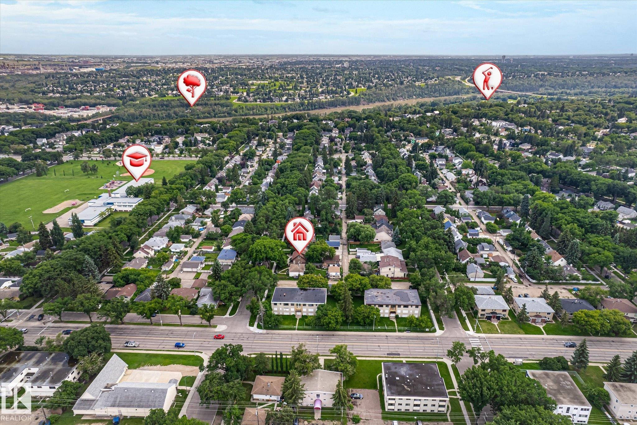 11322 56 Street Nw, Edmonton, AB - Outdoor With View