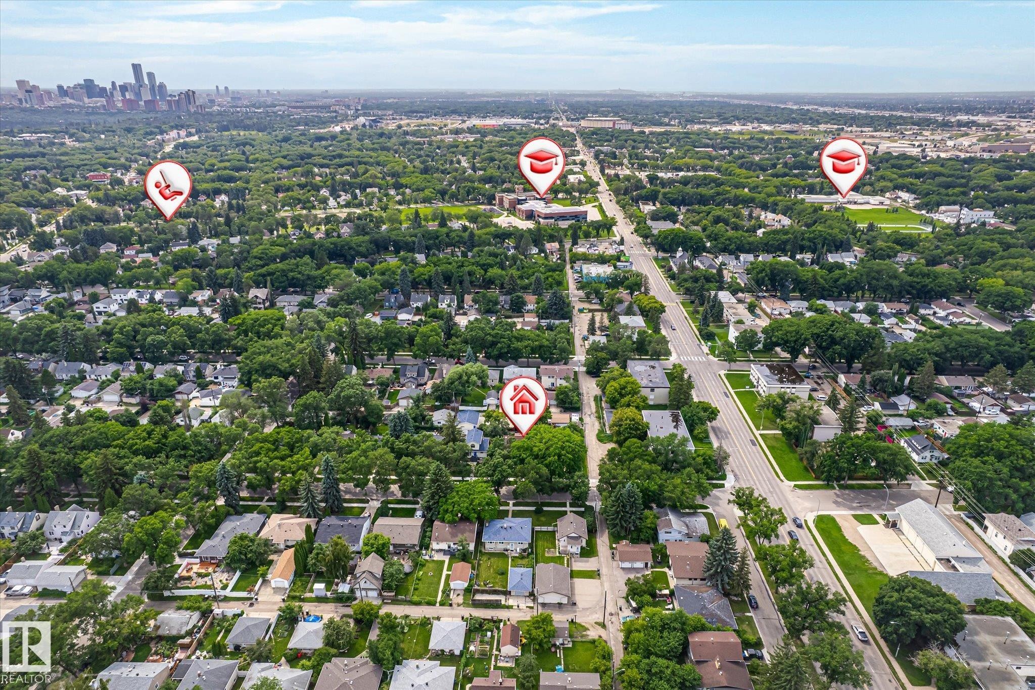 11322 56 Street Nw, Edmonton, AB - Outdoor With View