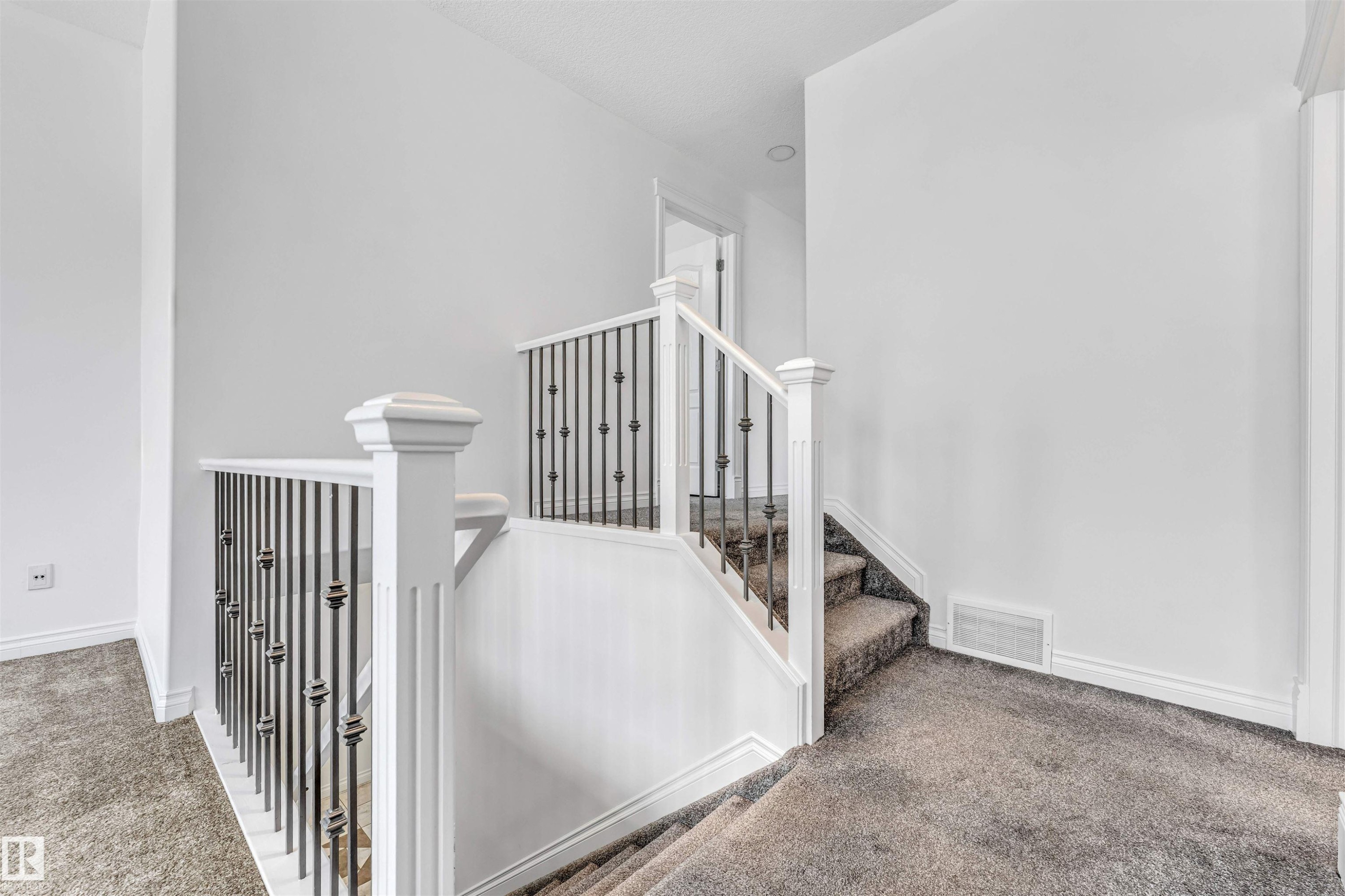 Stairs - 16205 55 Street Nw, Edmonton, AB - Indoor Photo Showing Other Room