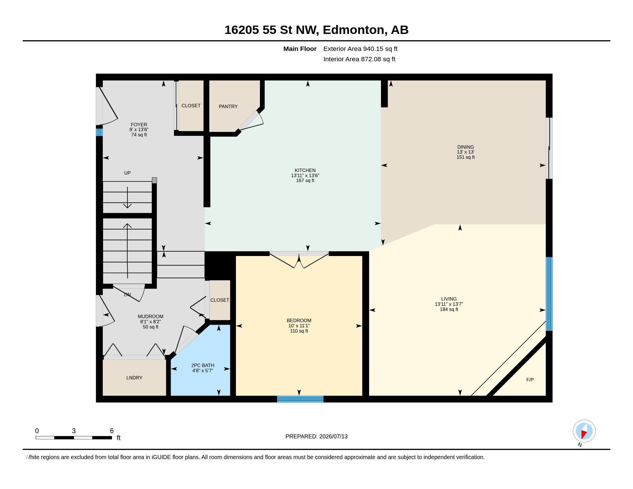 Floor plan - 16205 55 Street Nw, Edmonton, AB - Other