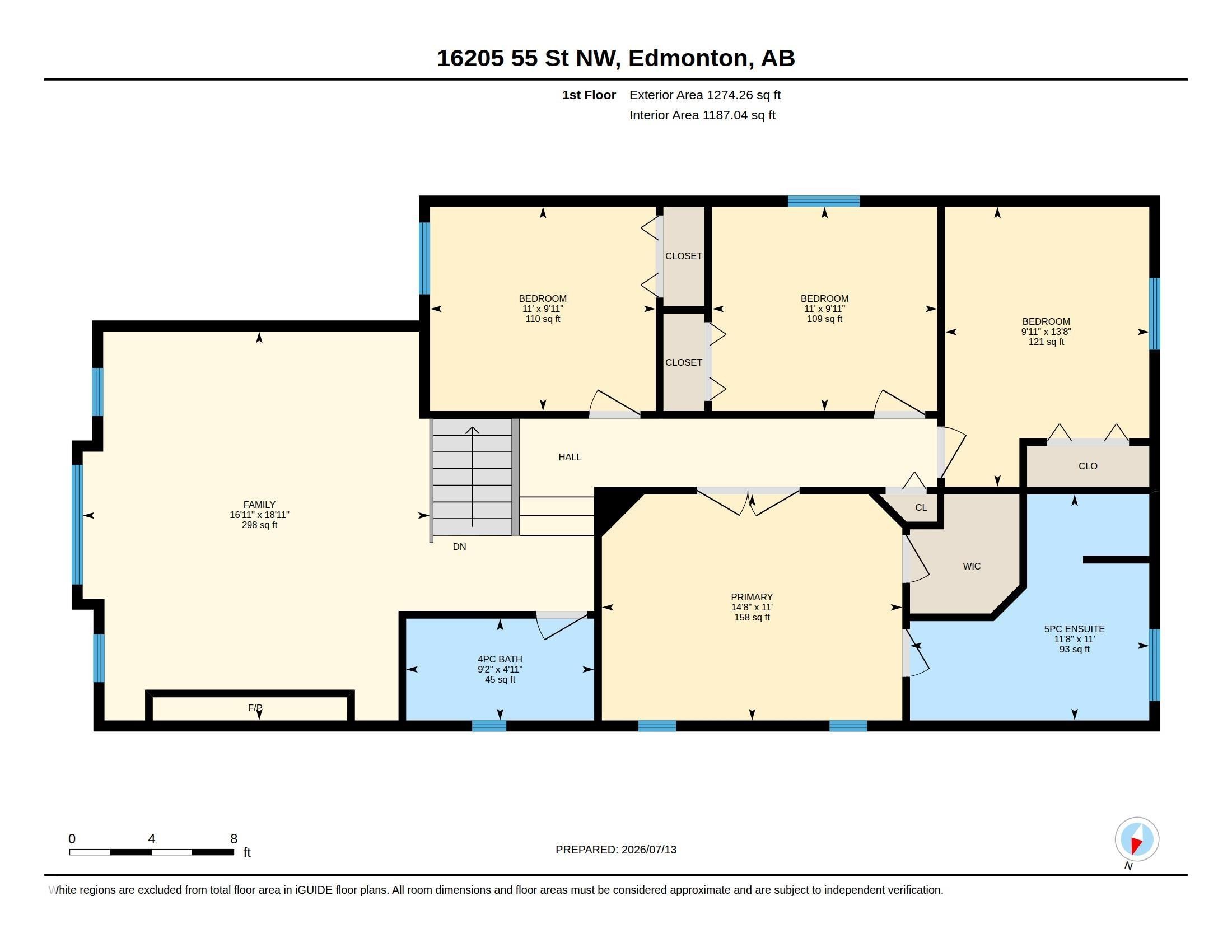 Floor plan - 16205 55 Street Nw, Edmonton, AB - Other