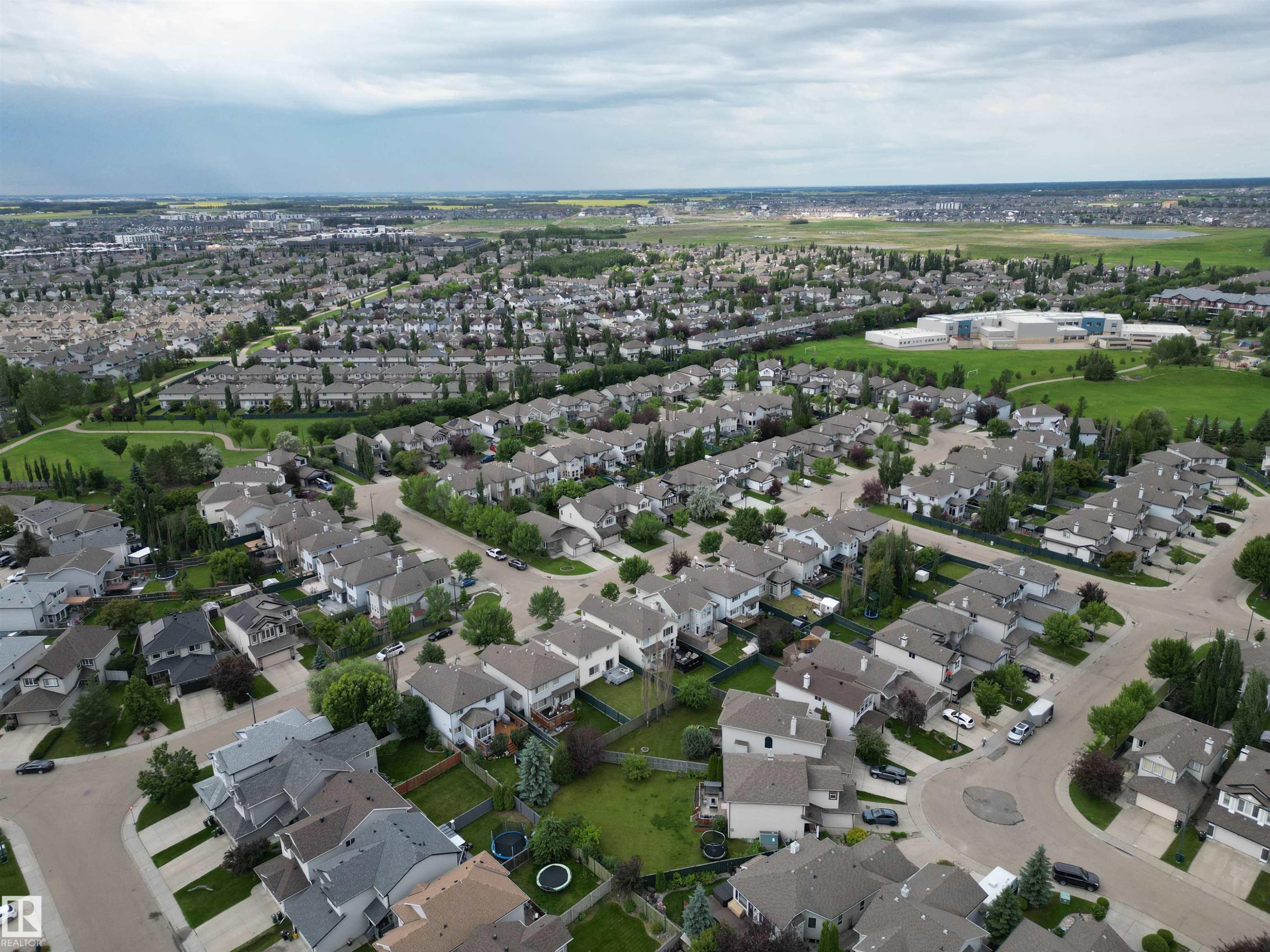 Aerial view - 1820 Robertson Crescent Sw, Edmonton, AB - Outdoor With View
