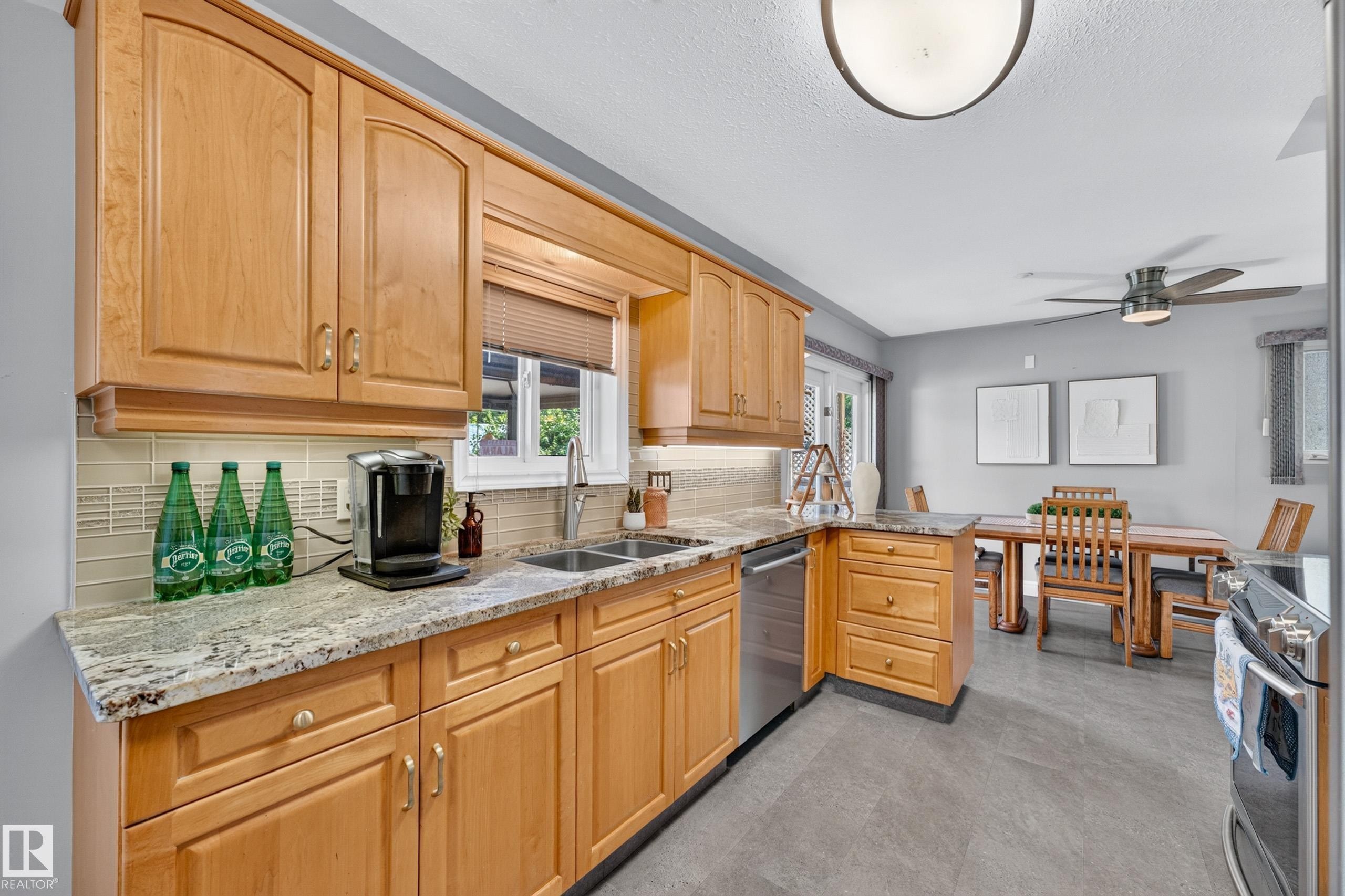 6716 101A Avenue Nw, Edmonton, AB - Indoor Photo Showing Kitchen With Double Sink