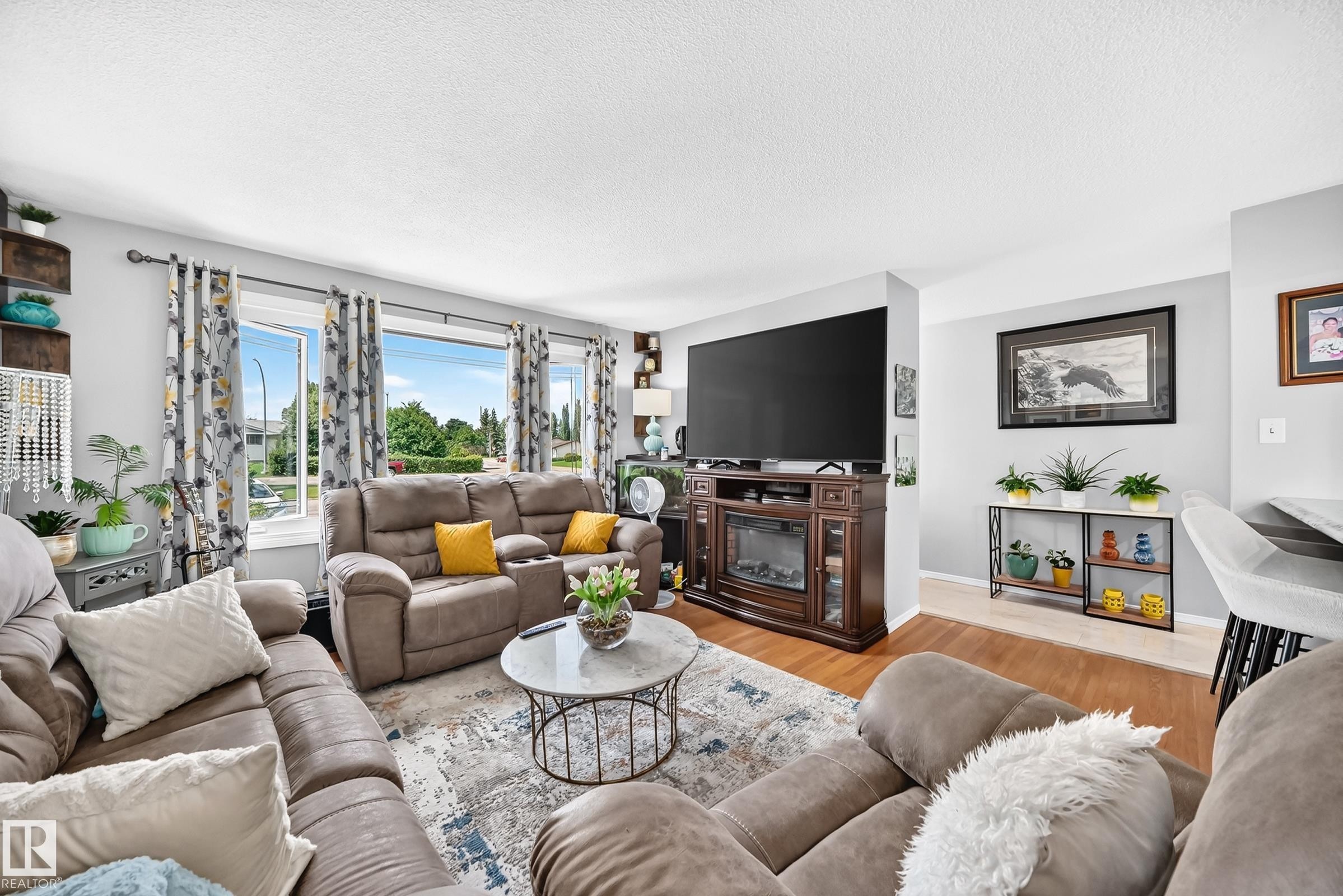 13815 62 Street Nw, Edmonton, AB - Indoor Photo Showing Living Room