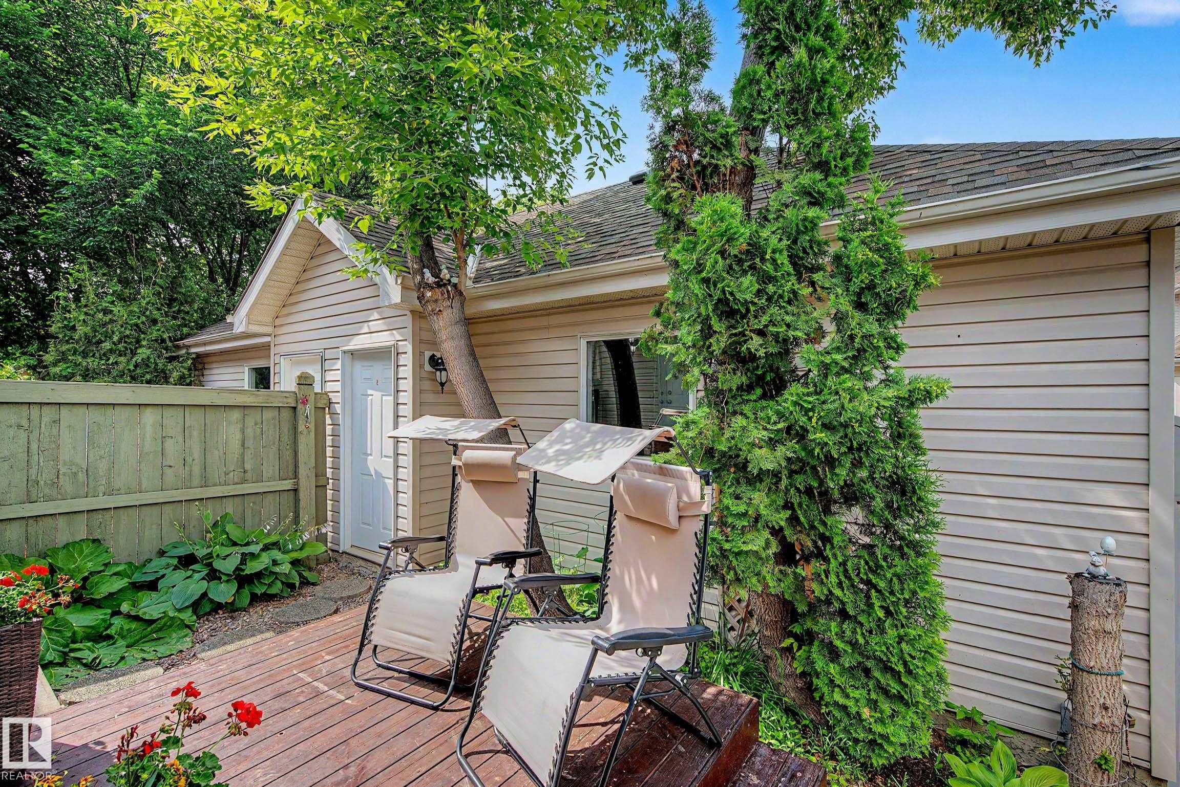 Deck - 9130 100A Avenue Nw, Edmonton, AB - Outdoor With Deck Patio Veranda With Exterior