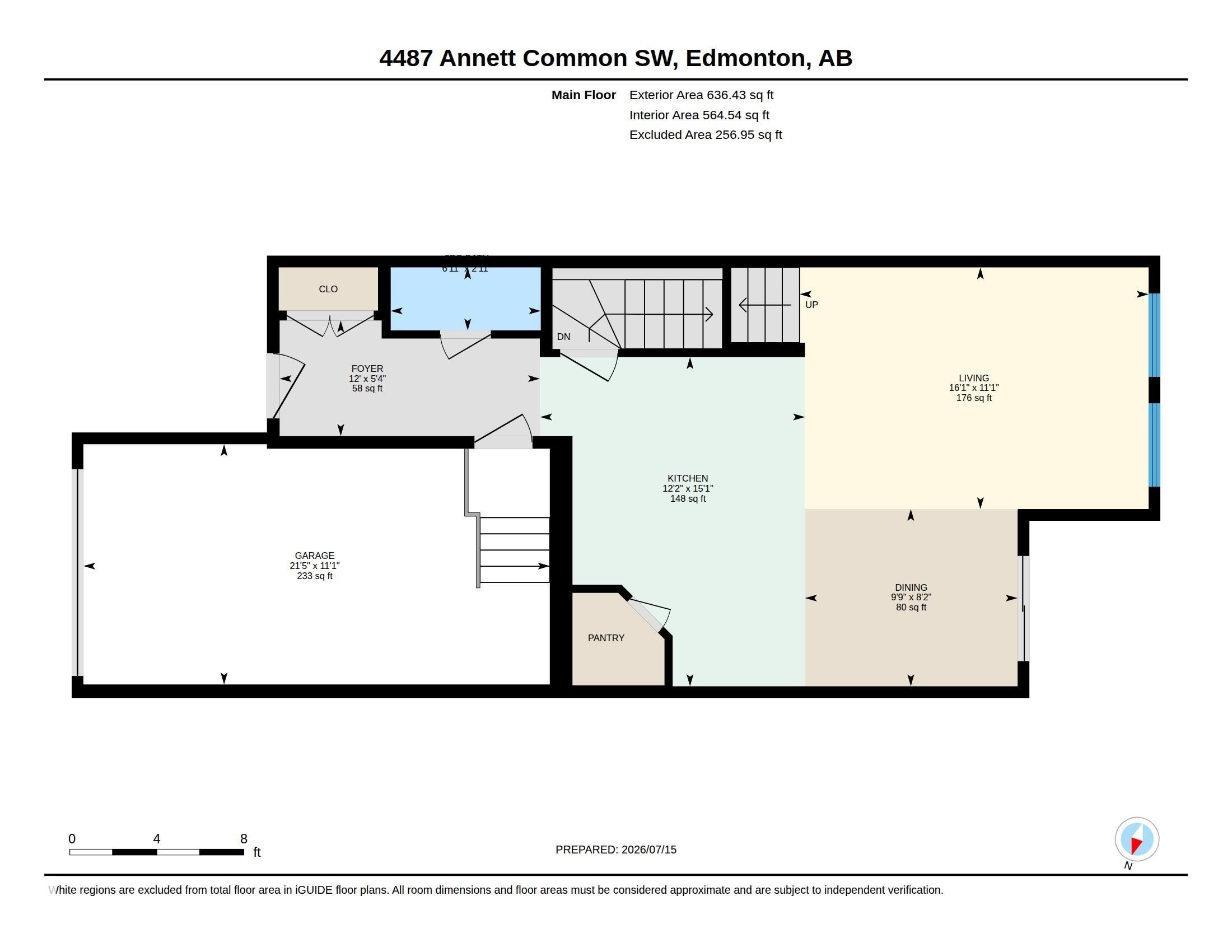 Floor plan - 4487 Annett Common Sw, Edmonton, AB - Other